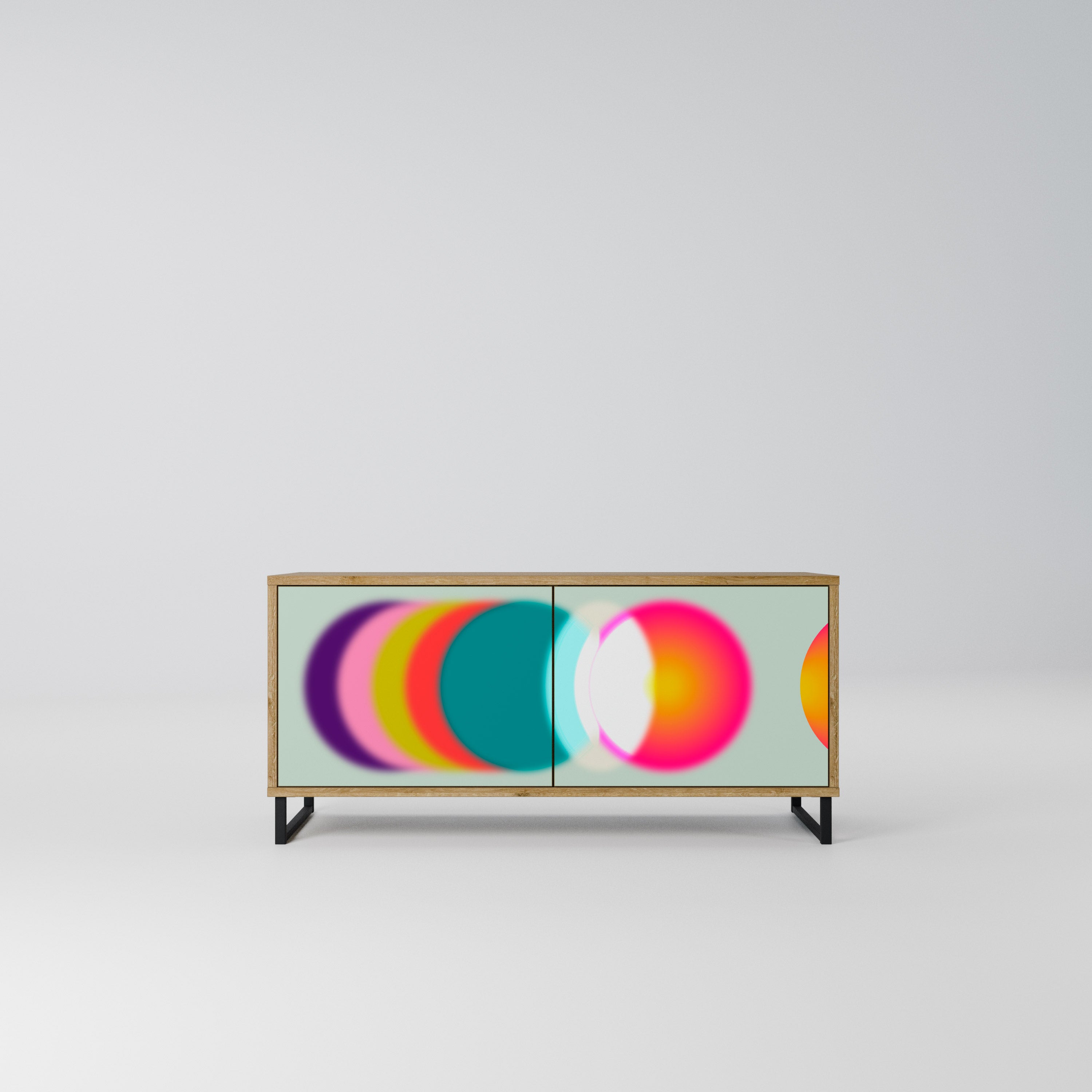 SYMPHONY OF COLORS Kompaktowa szafka RTV 2-drzwiowa