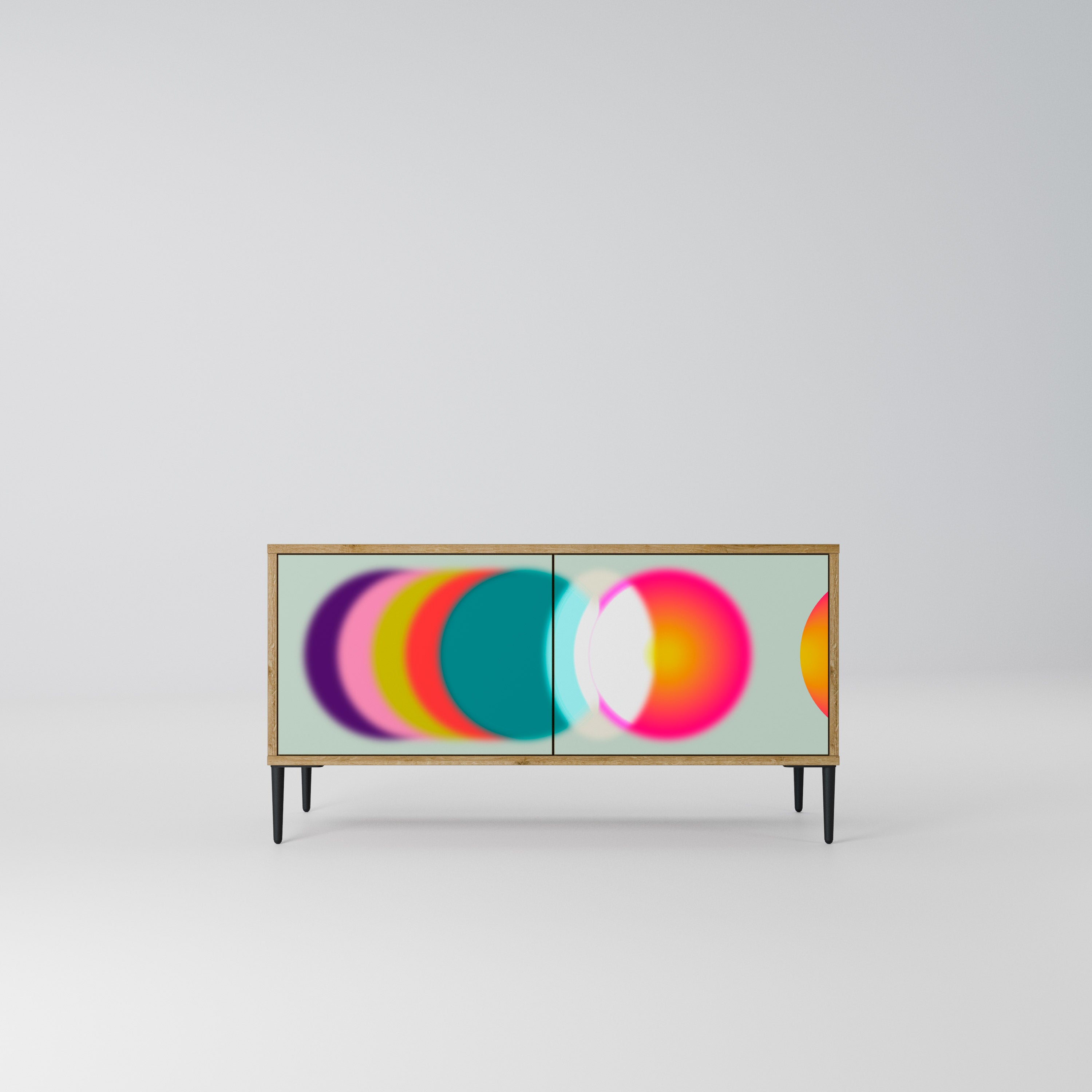 SYMPHONY OF COLORS Kompaktowa szafka RTV 2-drzwiowa