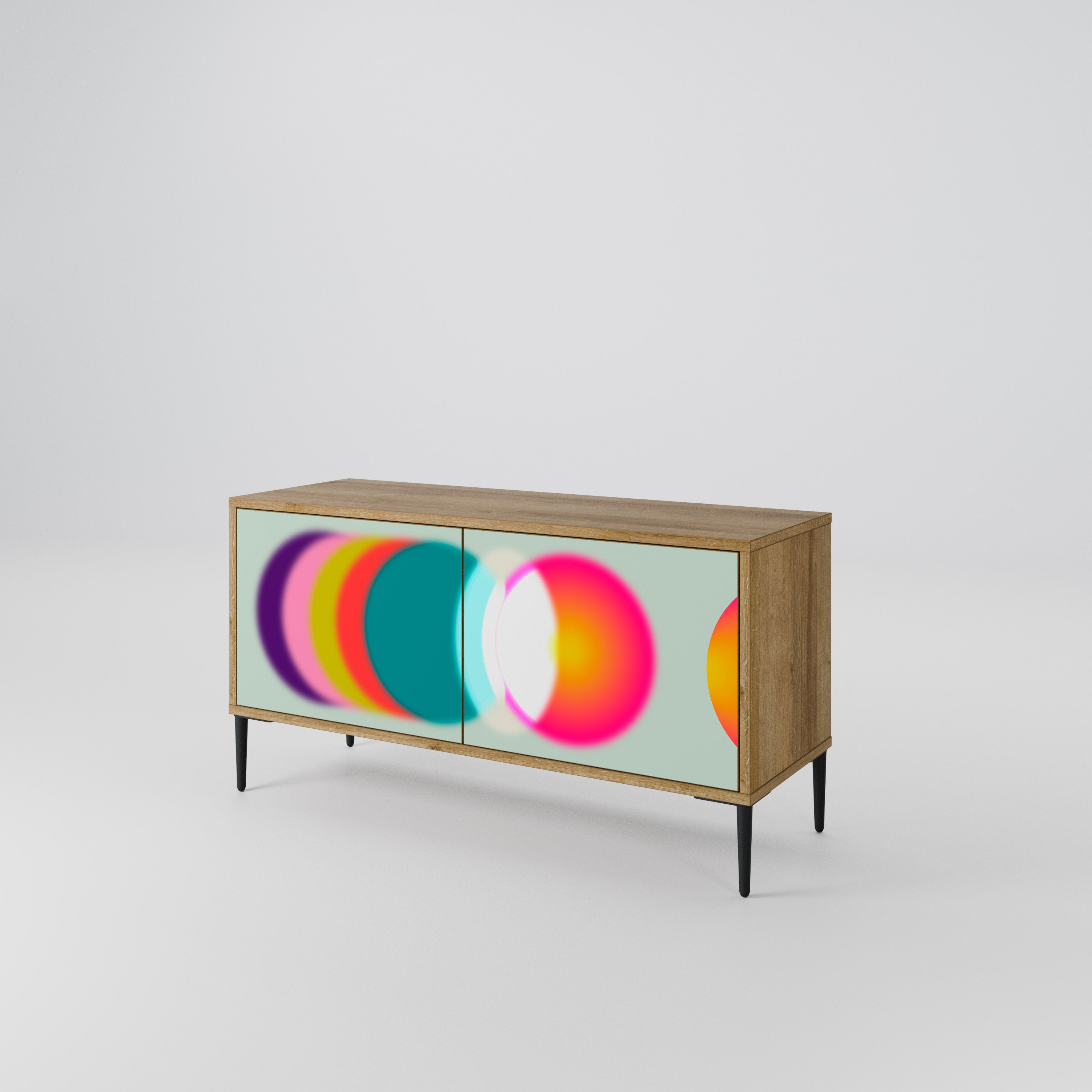 SYMPHONY OF COLORS Kompaktowa szafka RTV 2-drzwiowa