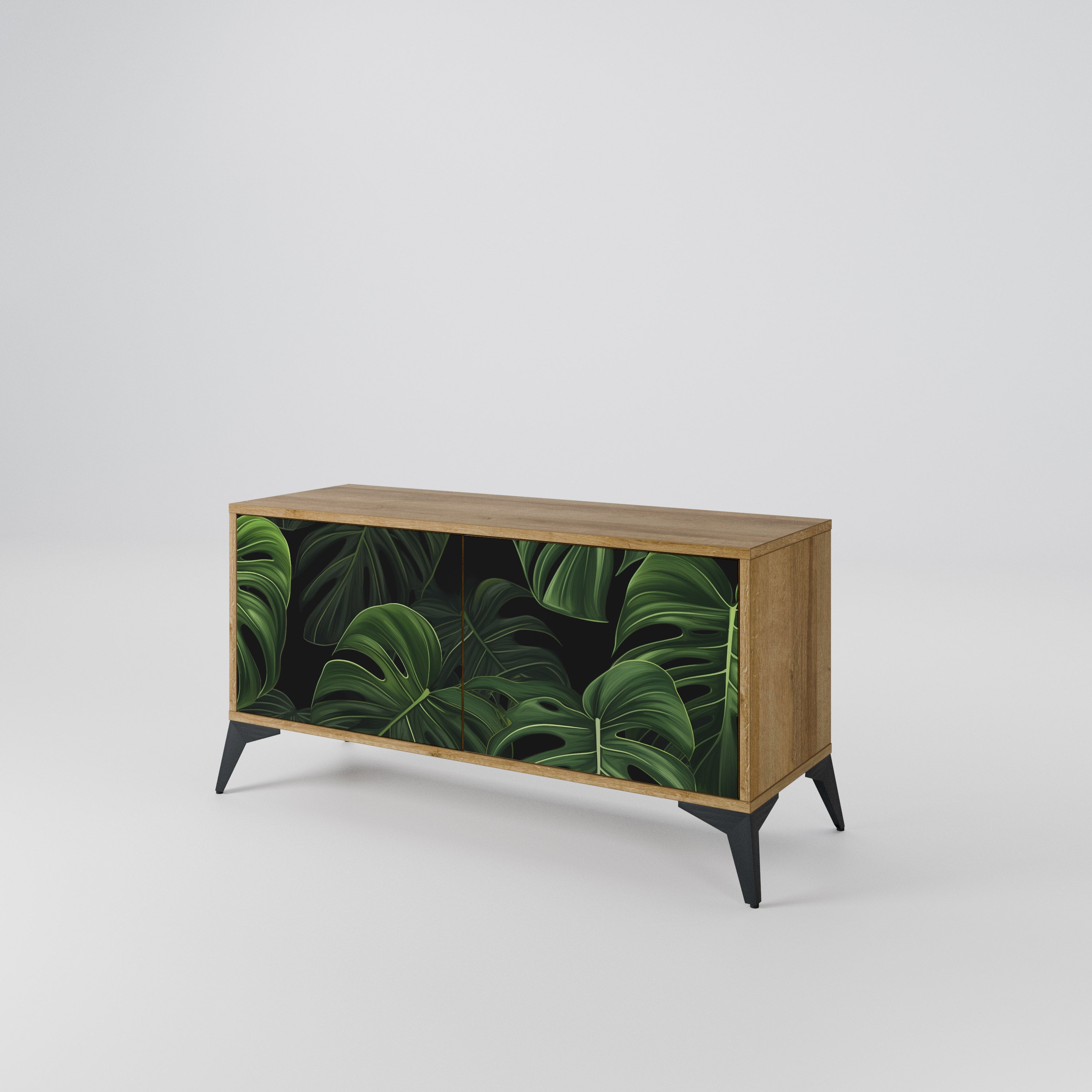 INFINITE MONSTERA Kompaktowa szafka RTV 2-drzwiowa
