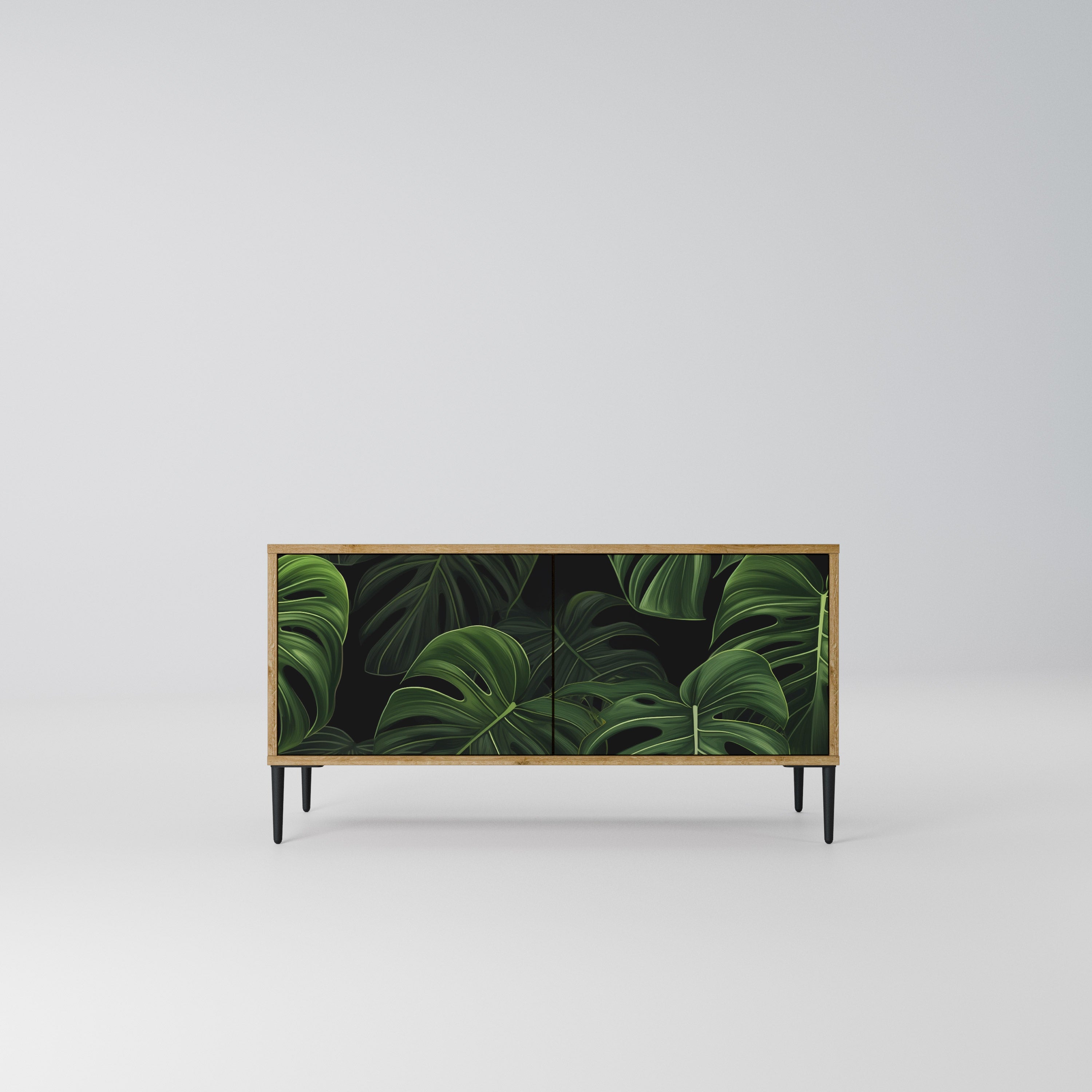 INFINITE MONSTERA Kompaktowa szafka RTV 2-drzwiowa