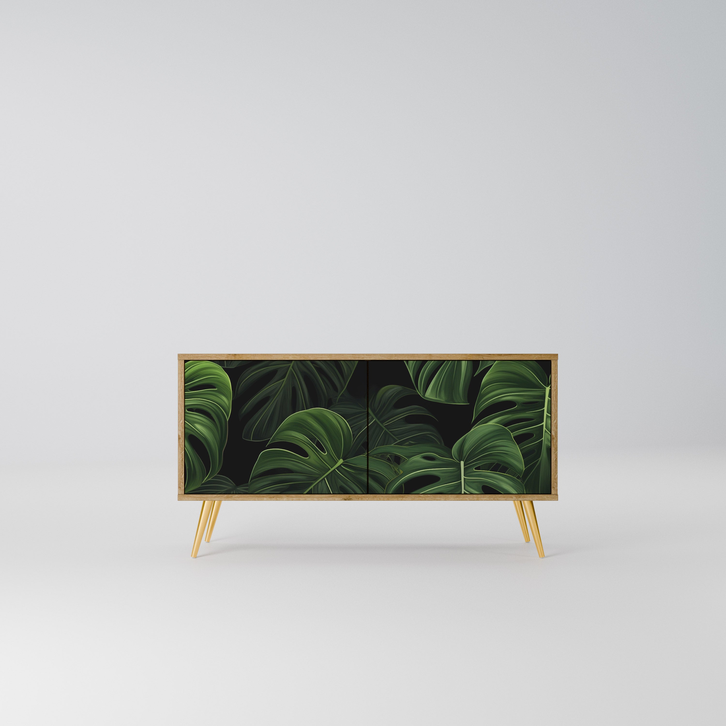 INFINITE MONSTERA Kompaktowa szafka RTV 2-drzwiowa