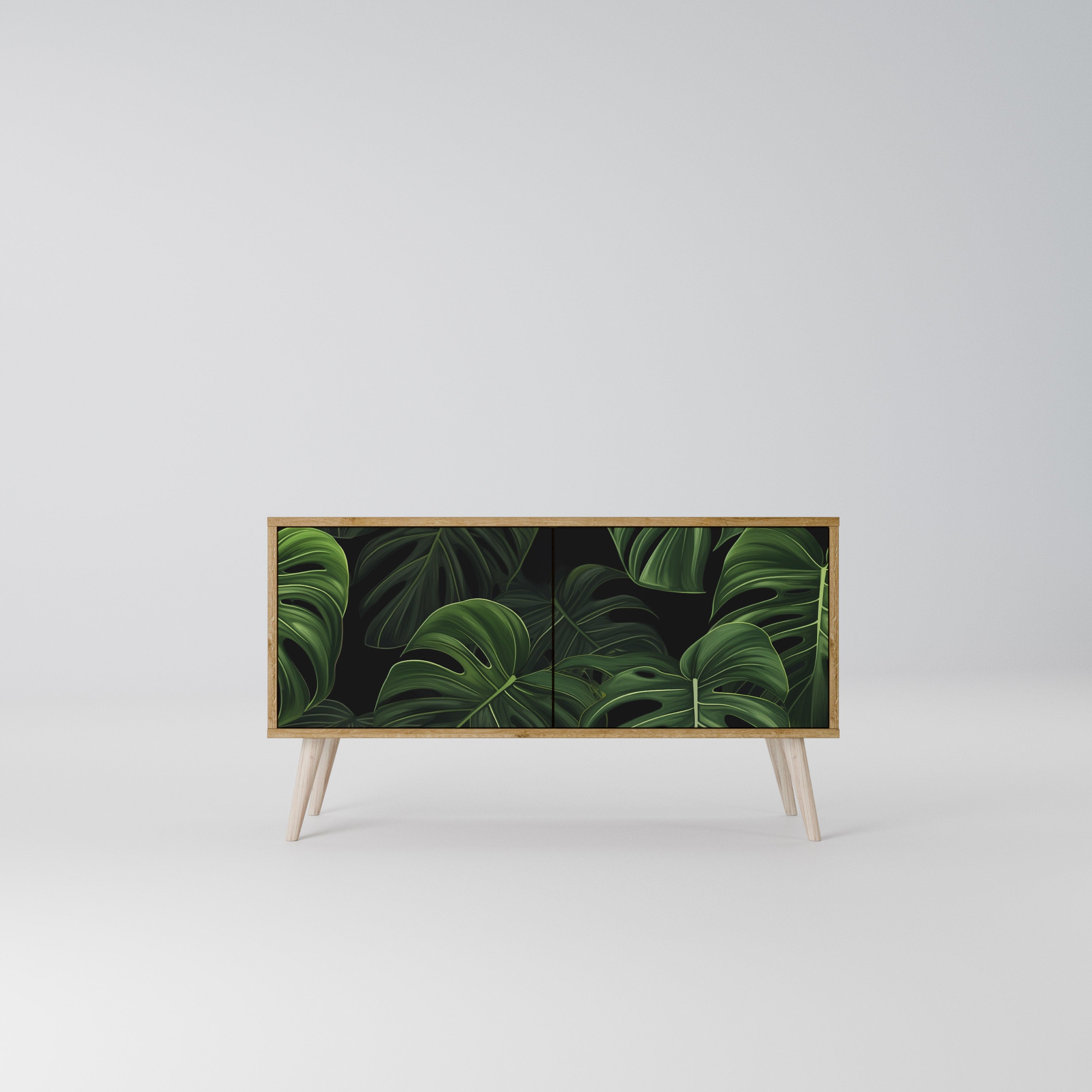 INFINITE MONSTERA Kompaktowa szafka RTV 2-drzwiowa