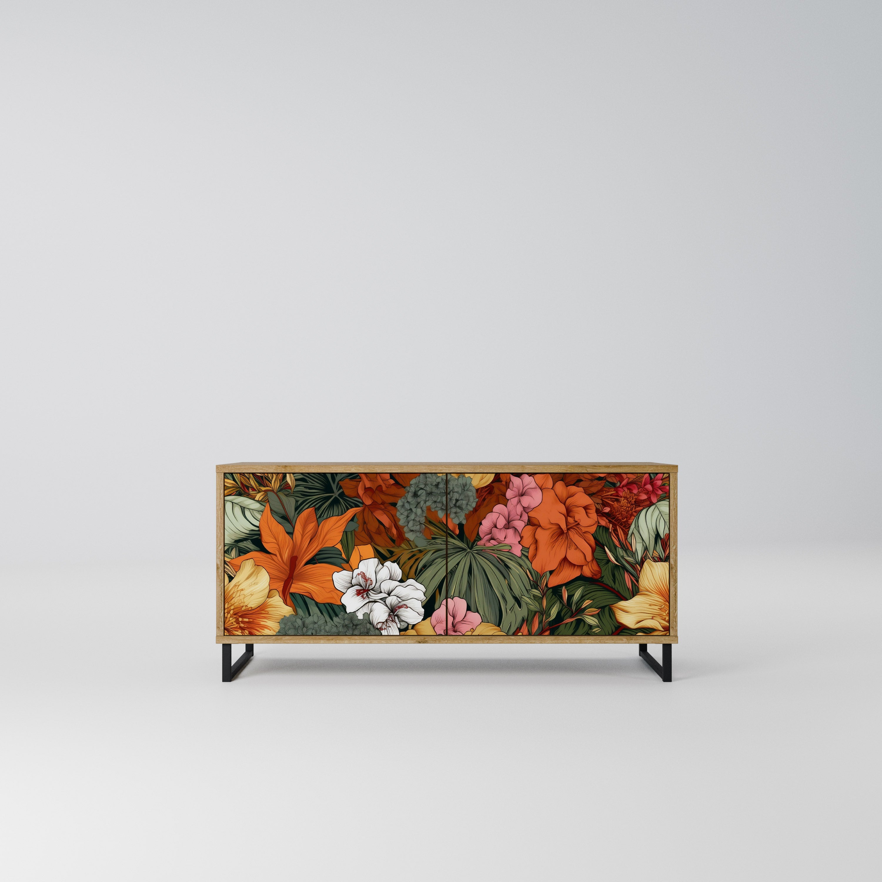 RADIANT FLORA Kompaktowa szafka RTV 2-drzwiowa