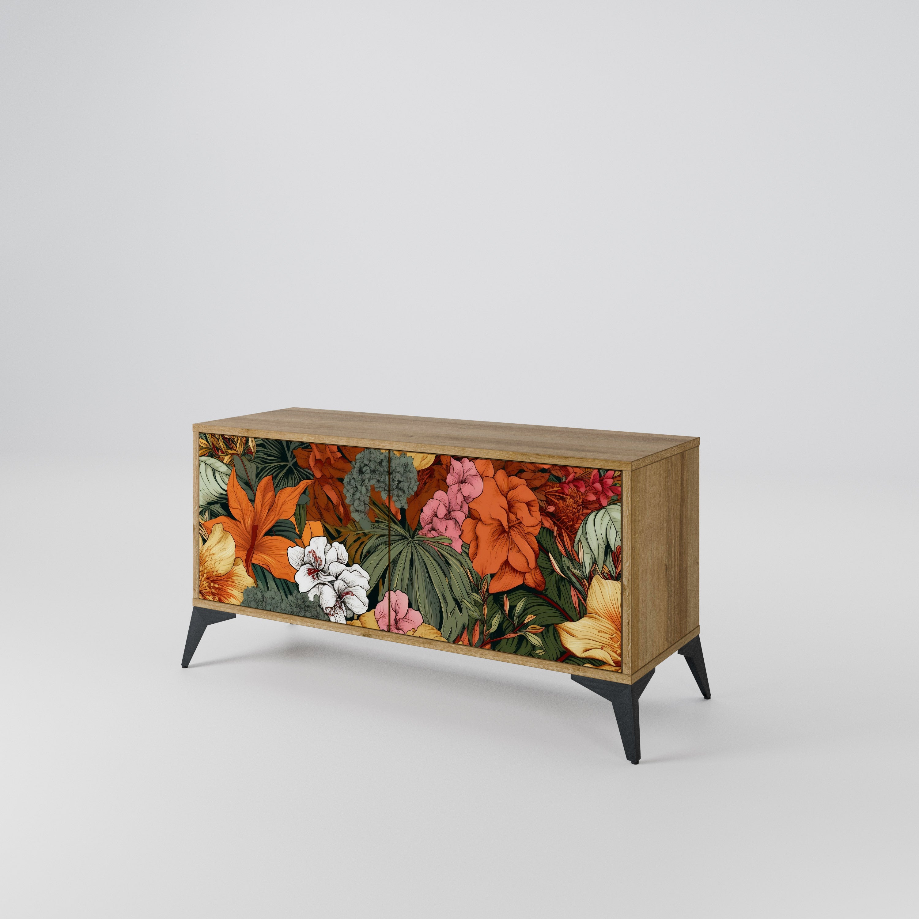 RADIANT FLORA Kompaktowa szafka RTV 2-drzwiowa