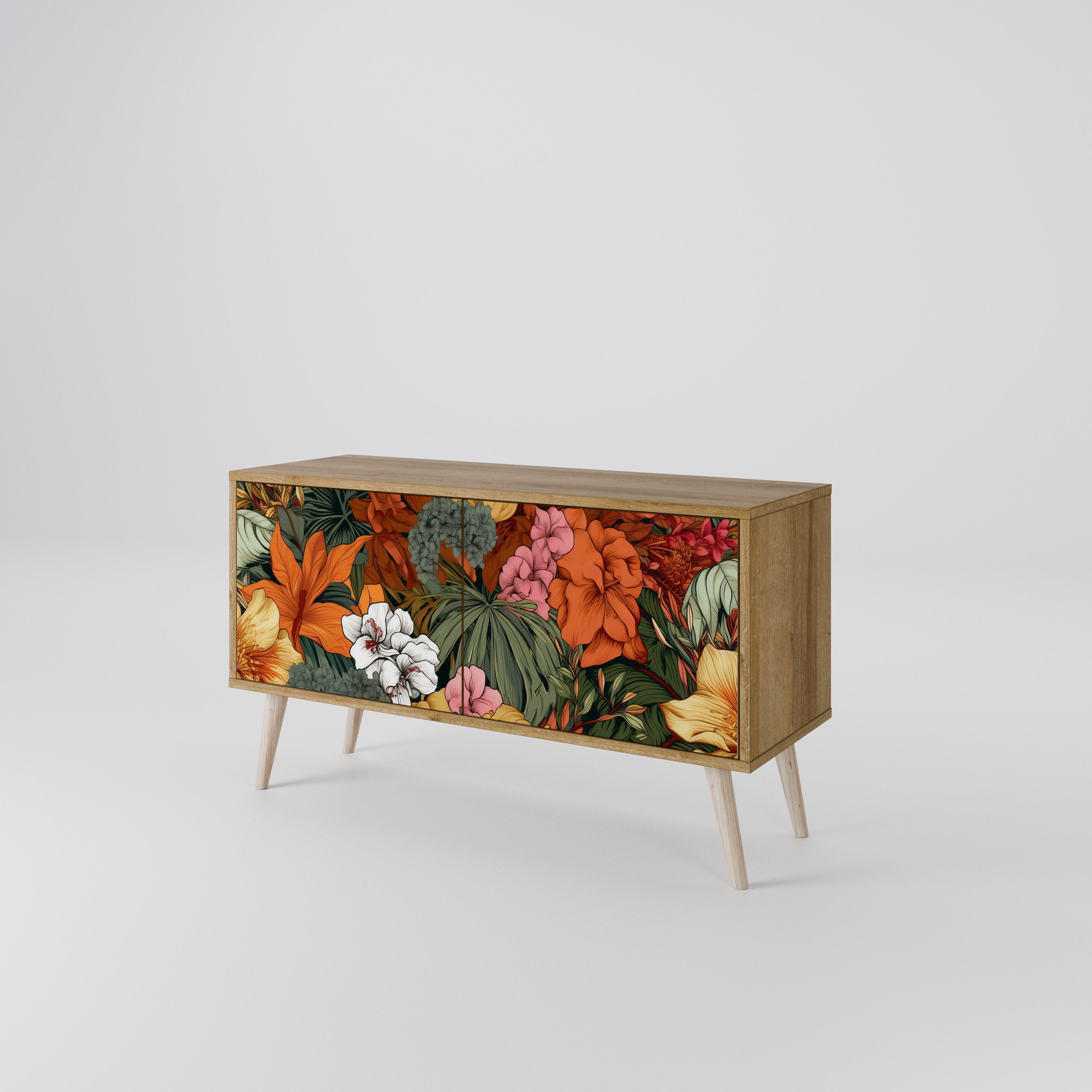 RADIANT FLORA Kompaktowa szafka RTV 2-drzwiowa