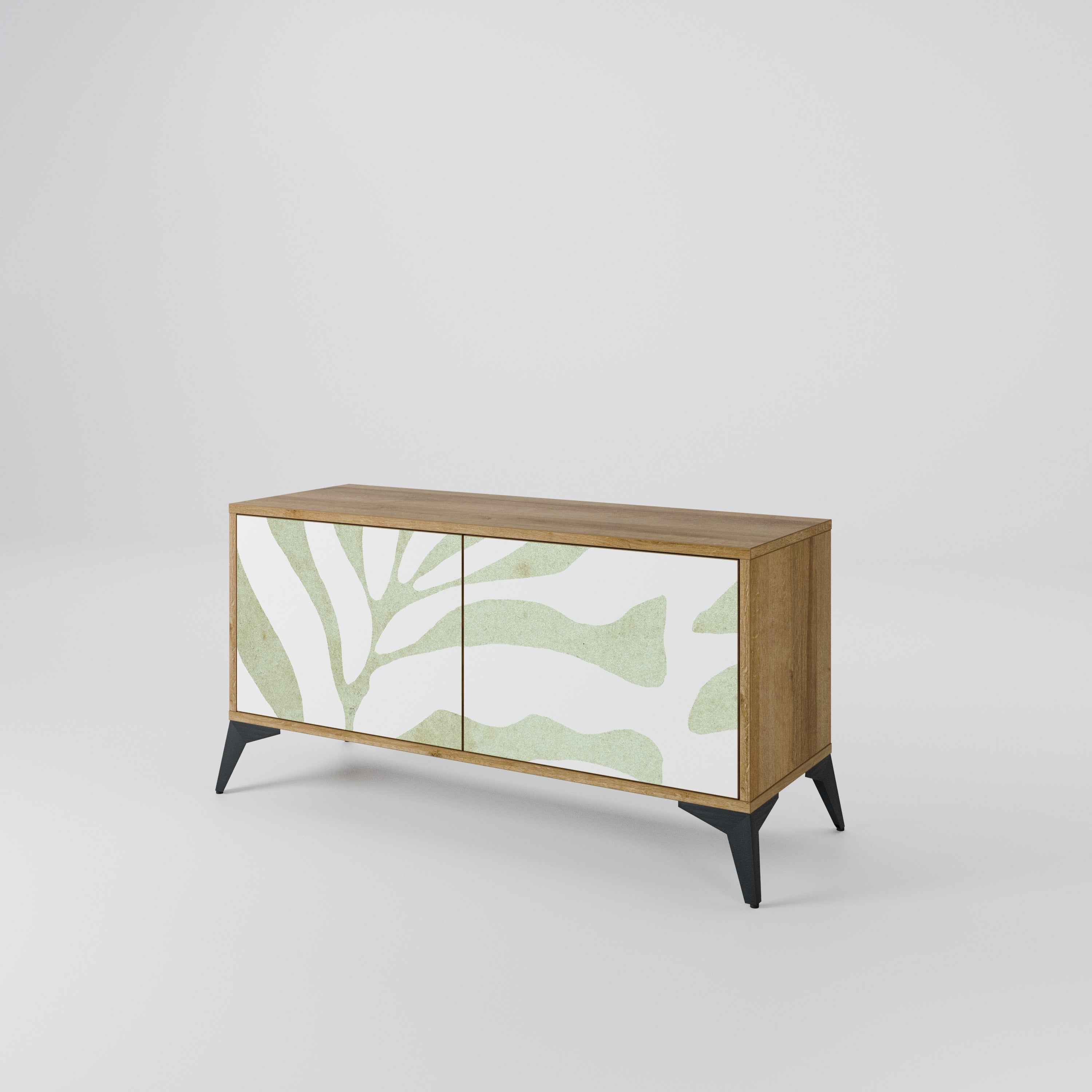 BOTANICAL SPARK Kompaktowa szafka RTV 2-drzwiowa