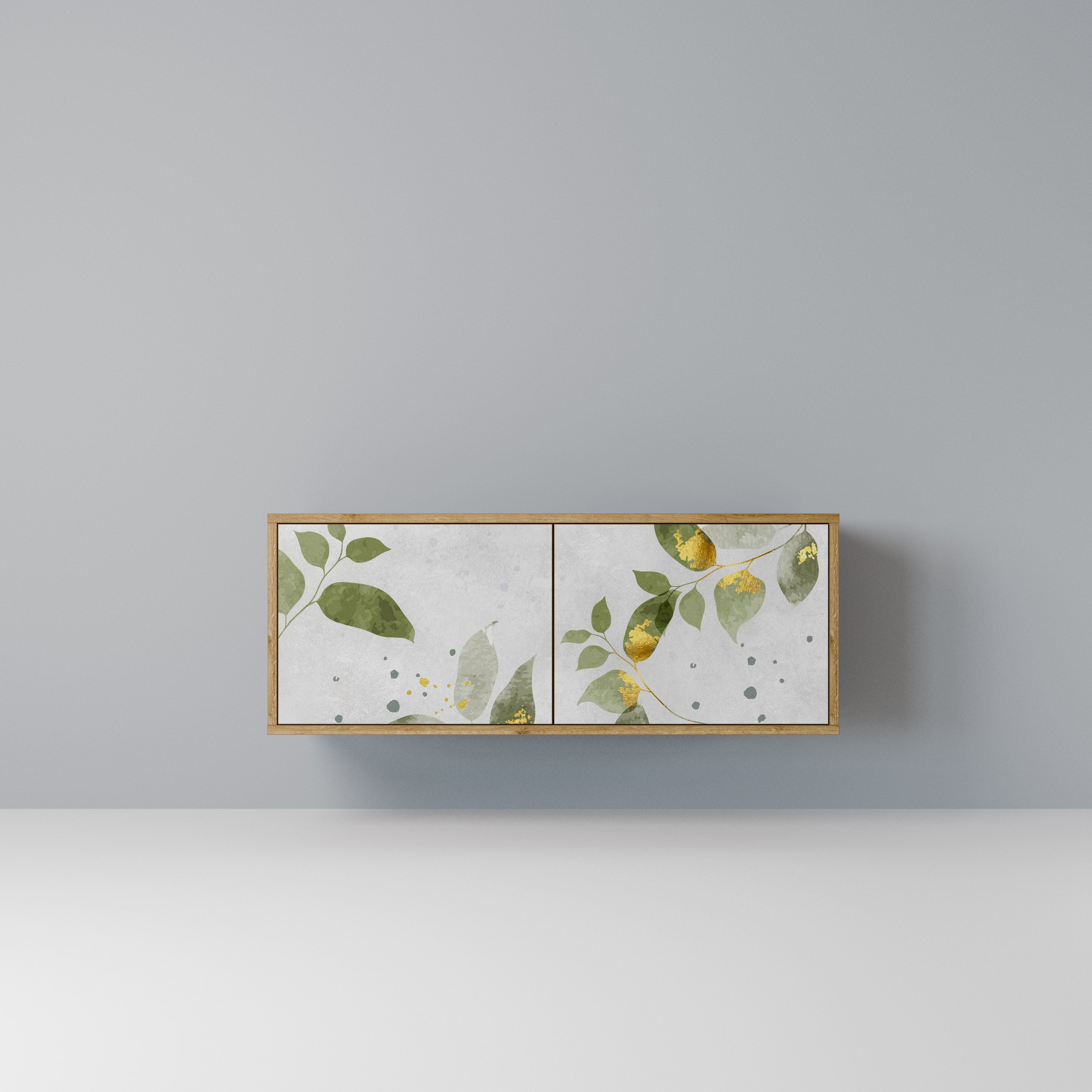 ELEGANT BOTANICS Kompaktowa szafka RTV 2-drzwiowa