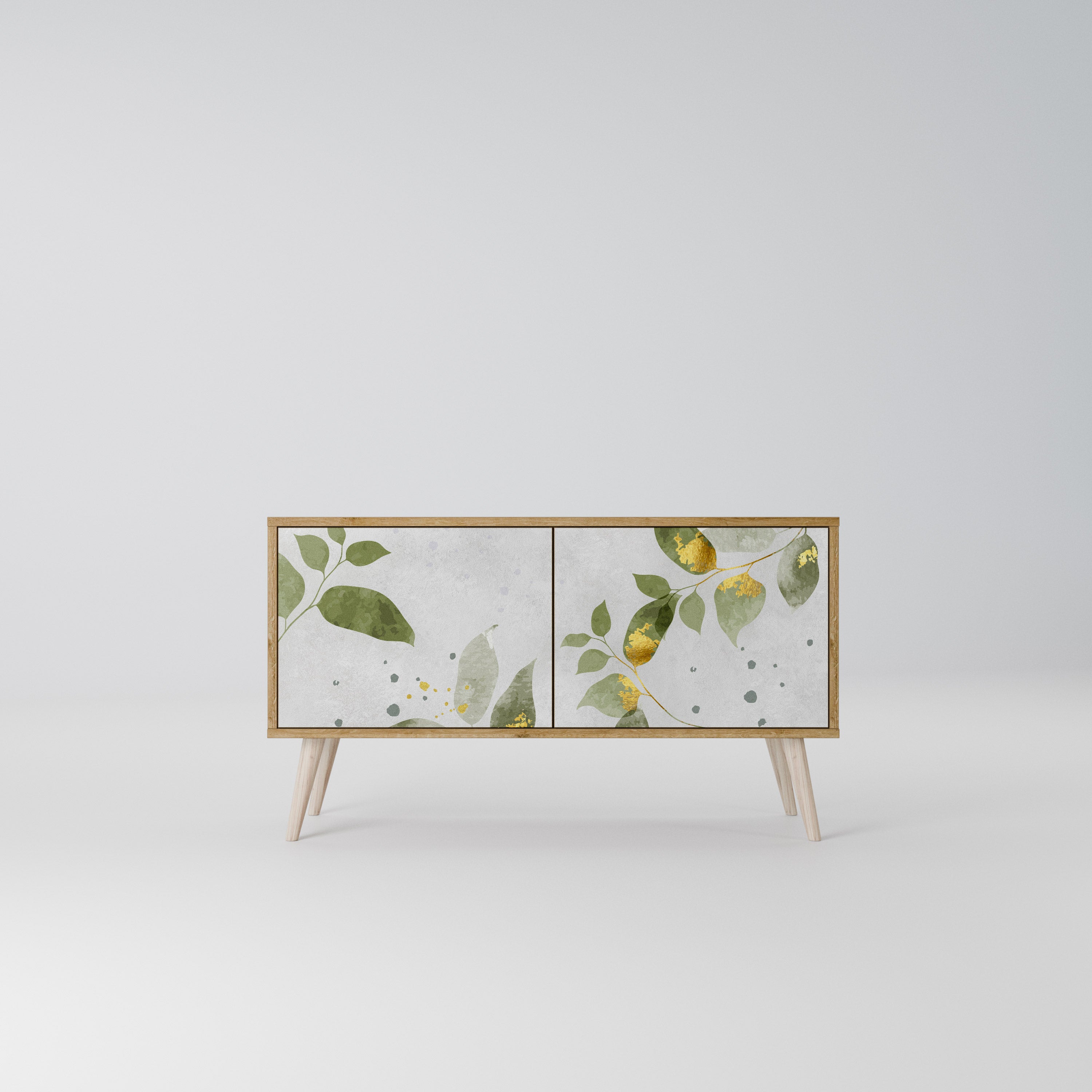 ELEGANT BOTANICS Kompaktowa szafka RTV 2-drzwiowa