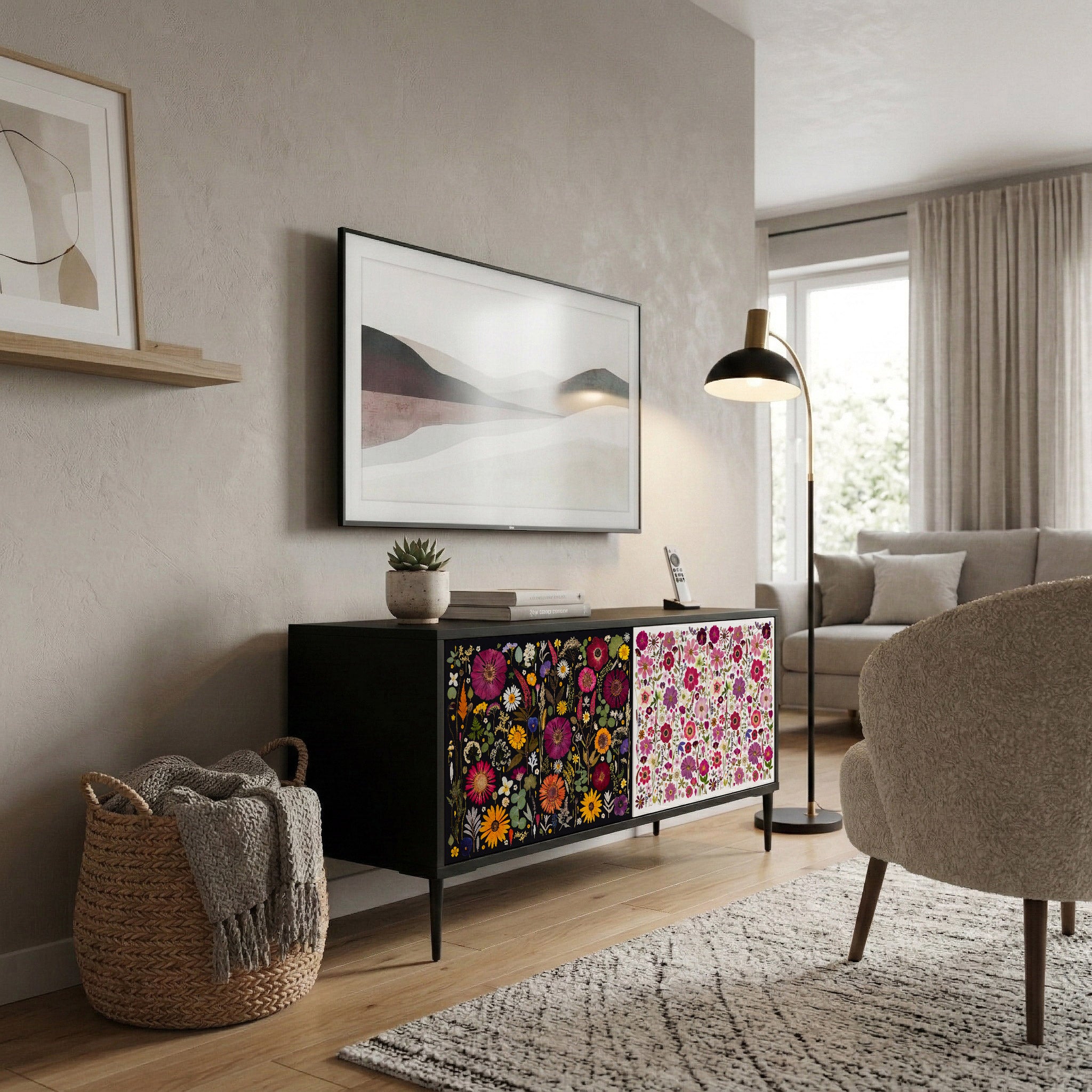 DAYNITE GARDEN Kompaktowa szafka RTV 2-drzwiowa