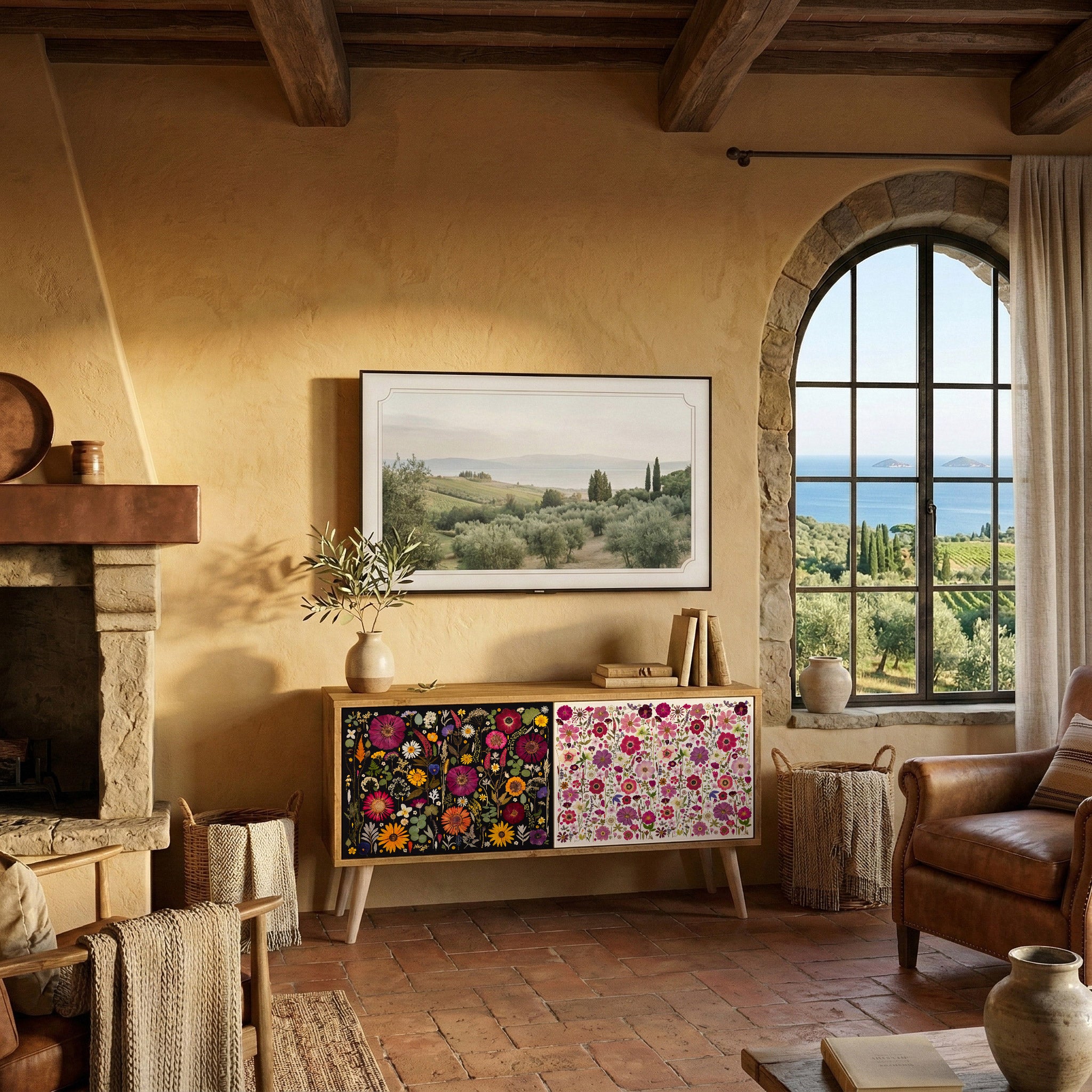 DAYNITE GARDEN Kompaktowa szafka RTV 2-drzwiowa