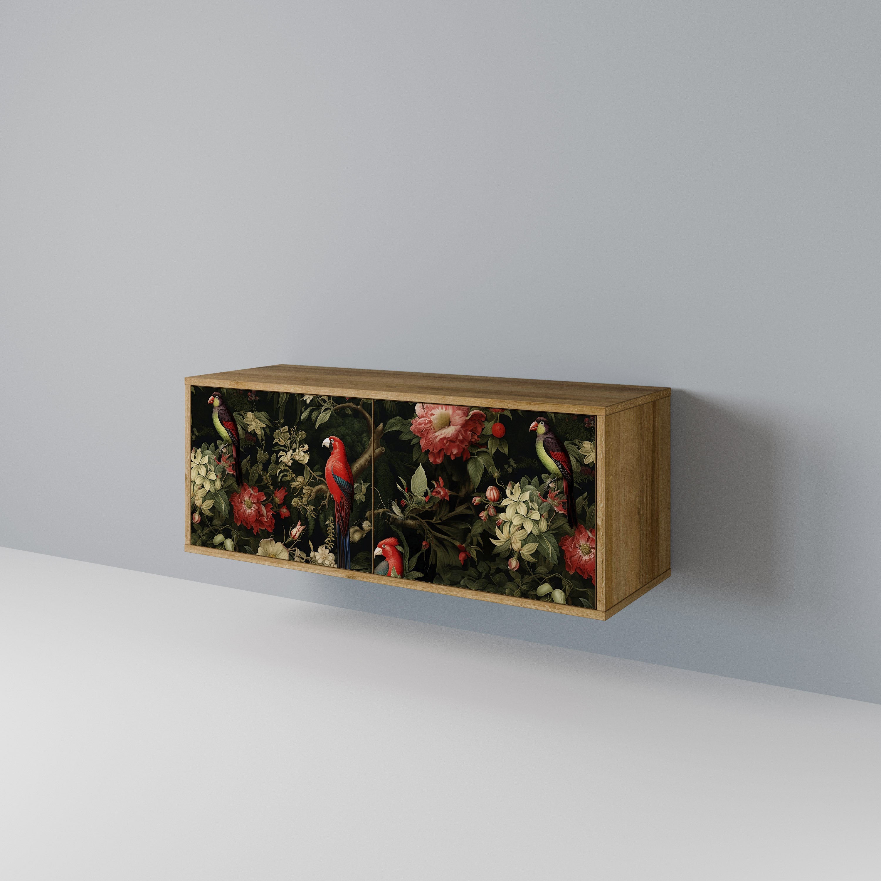 FLORAL FANTASIA Kompaktowa szafka RTV 2-drzwiowa
