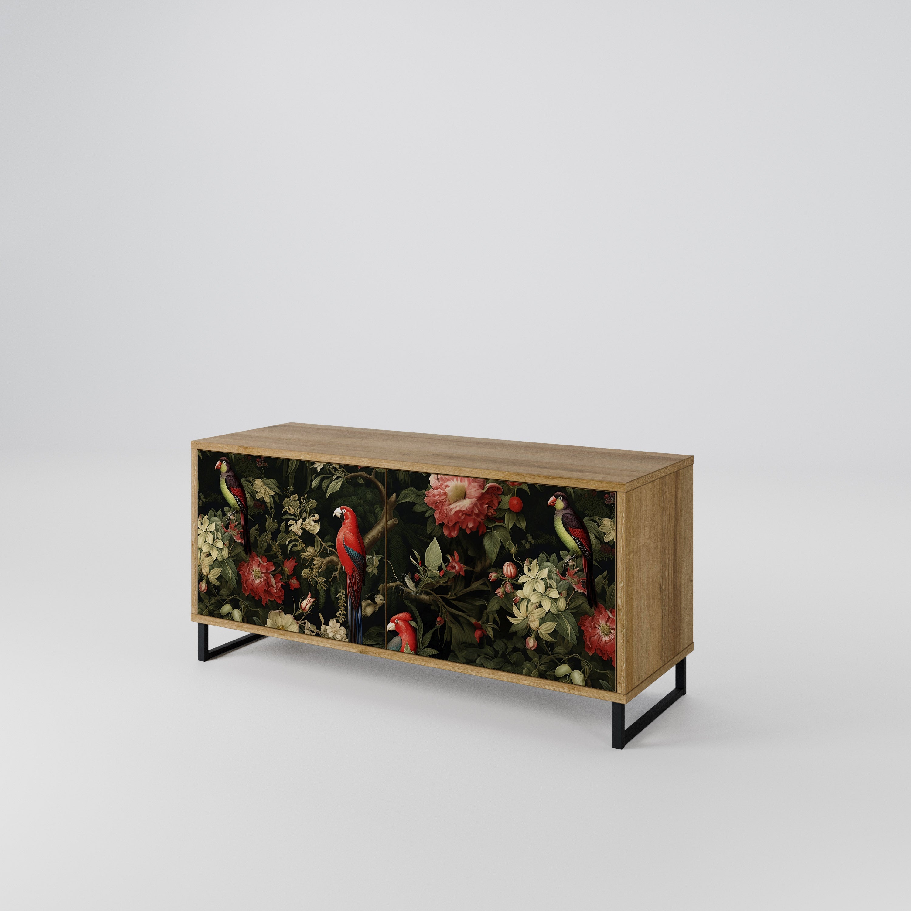 FLORAL FANTASIA Kompaktowa szafka RTV 2-drzwiowa