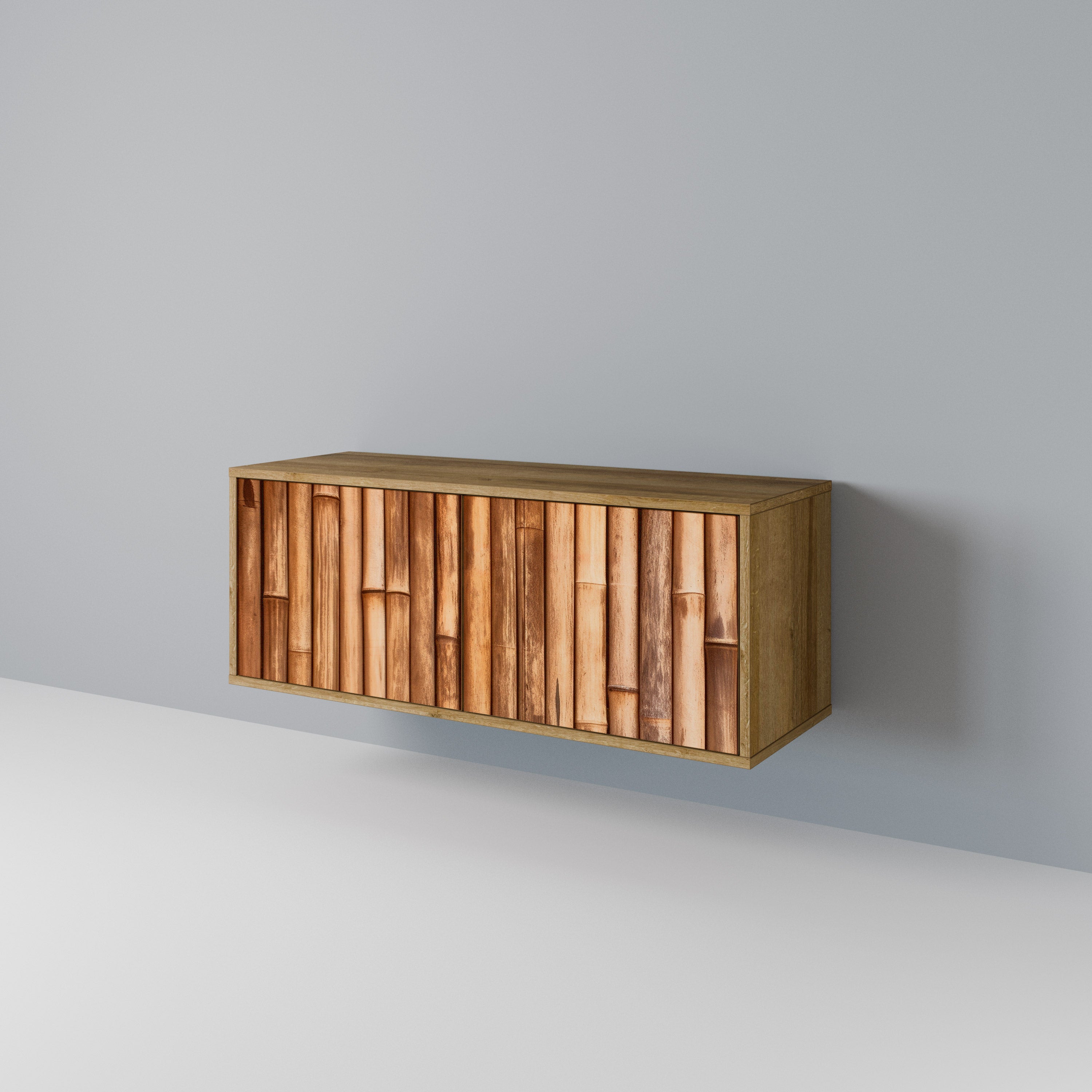 NATURAL WOOD Kompaktowa szafka RTV 2-drzwiowa