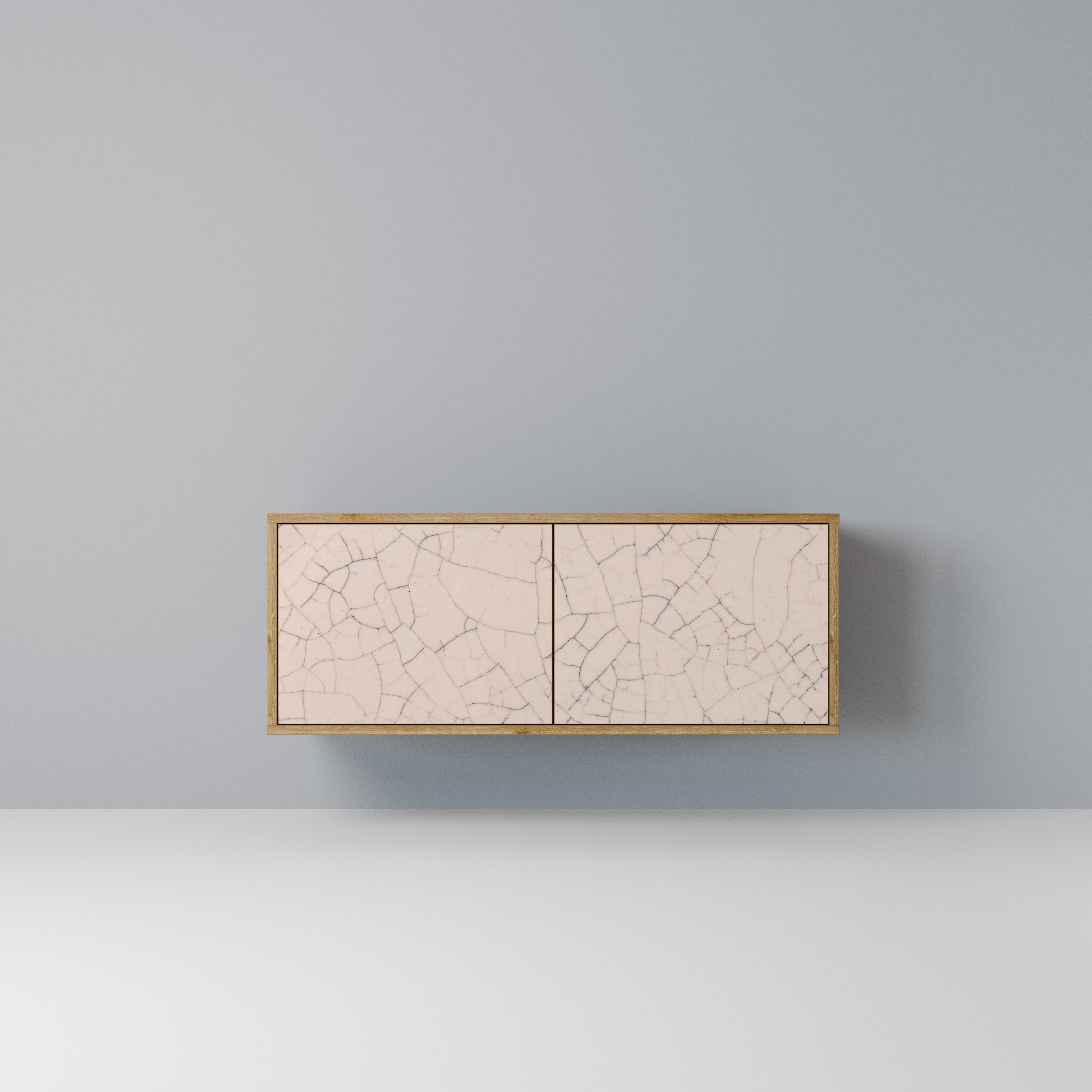 CERAMIC TEXTURE Kompaktowa szafka RTV 2-drzwiowa