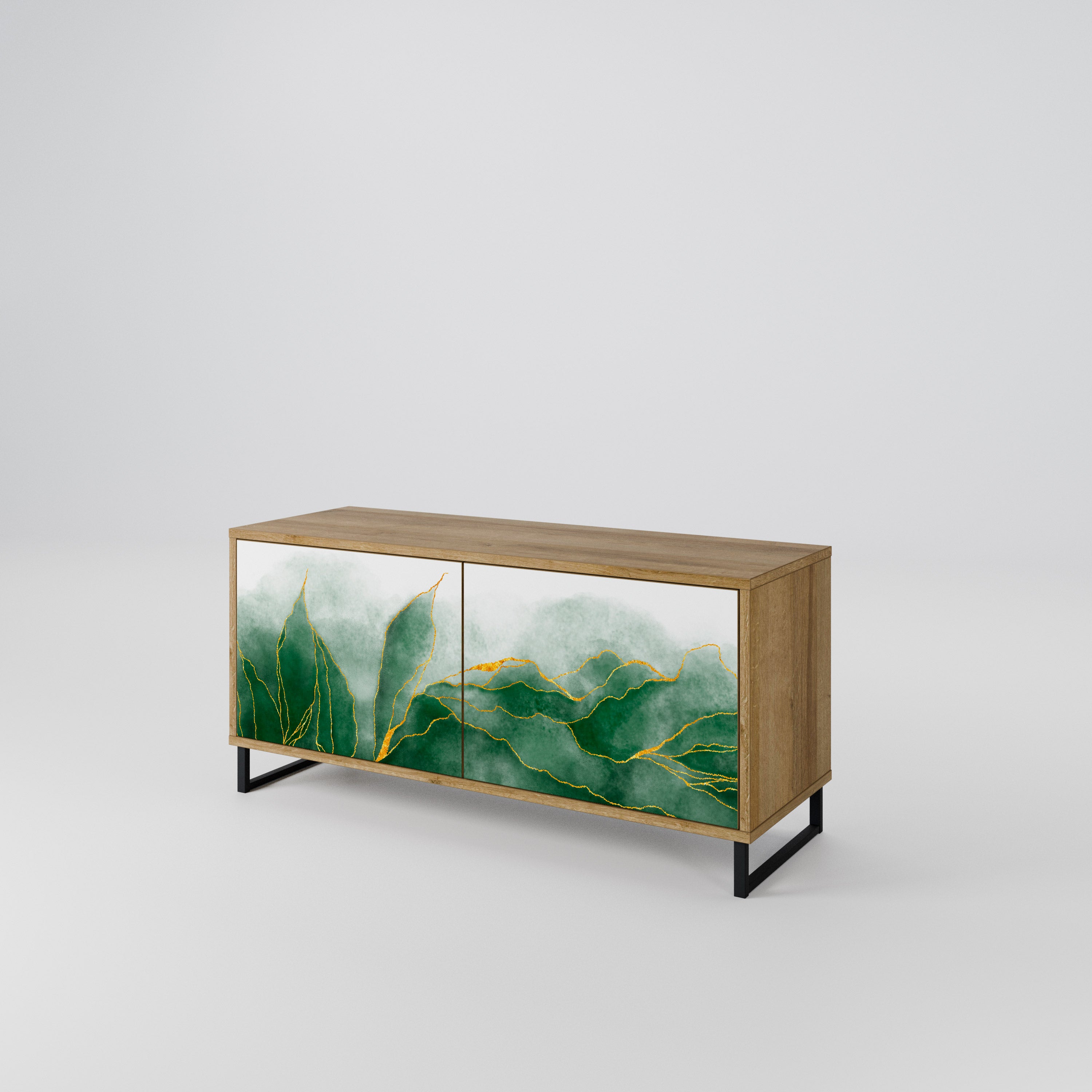 EXPENSIVE NATURE Kompaktowa szafka RTV 2-drzwiowa