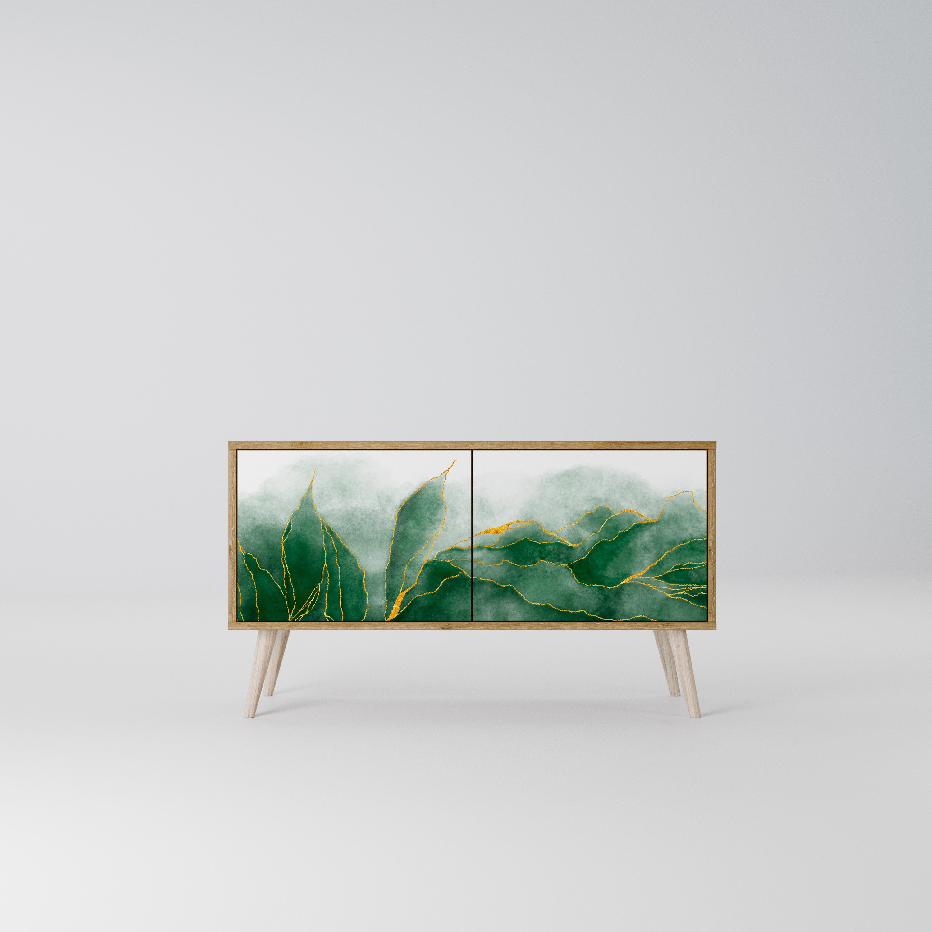 EXPENSIVE NATURE Kompaktowa szafka RTV 2-drzwiowa