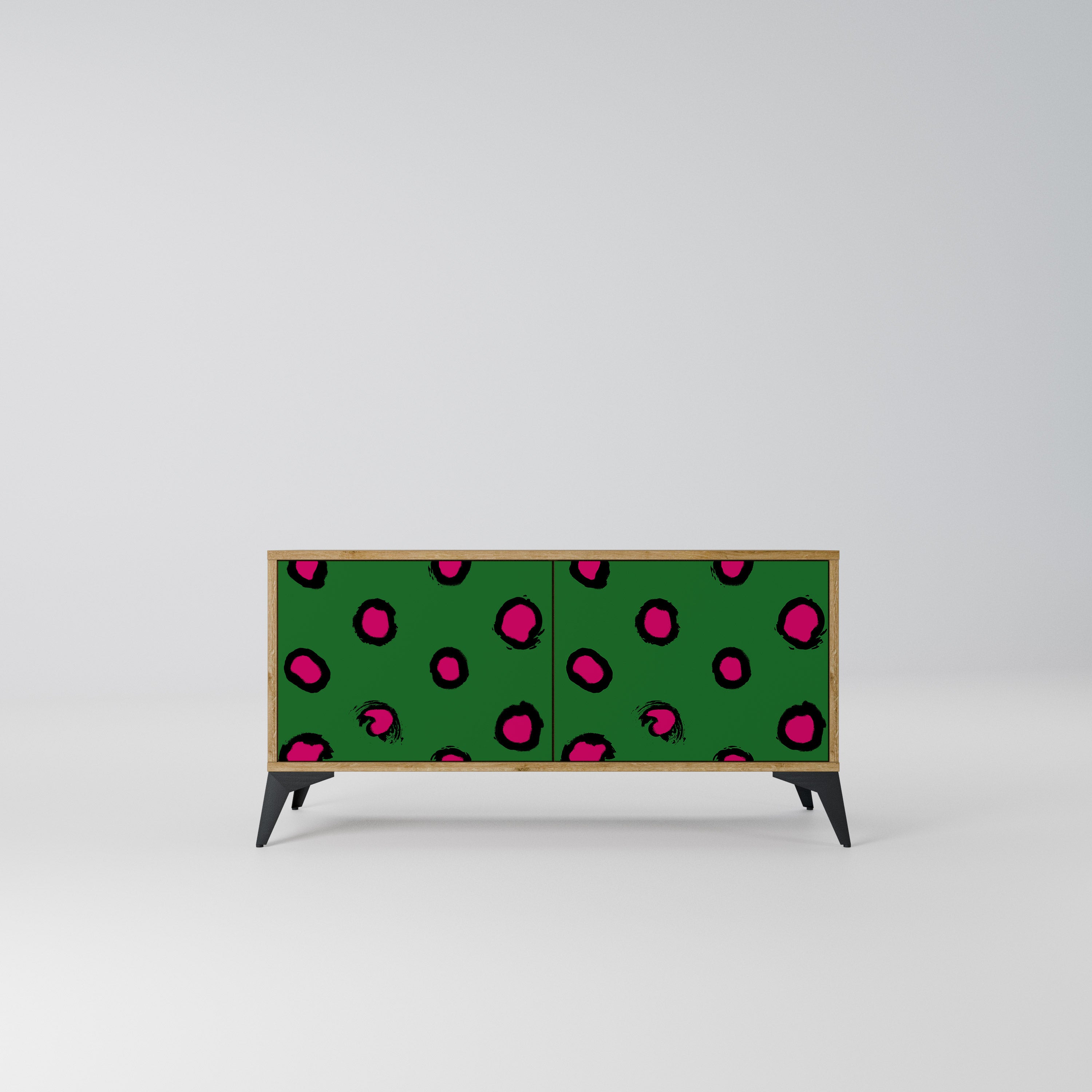 FUNKY SPOTS Kompaktowa szafka RTV 2-drzwiowa
