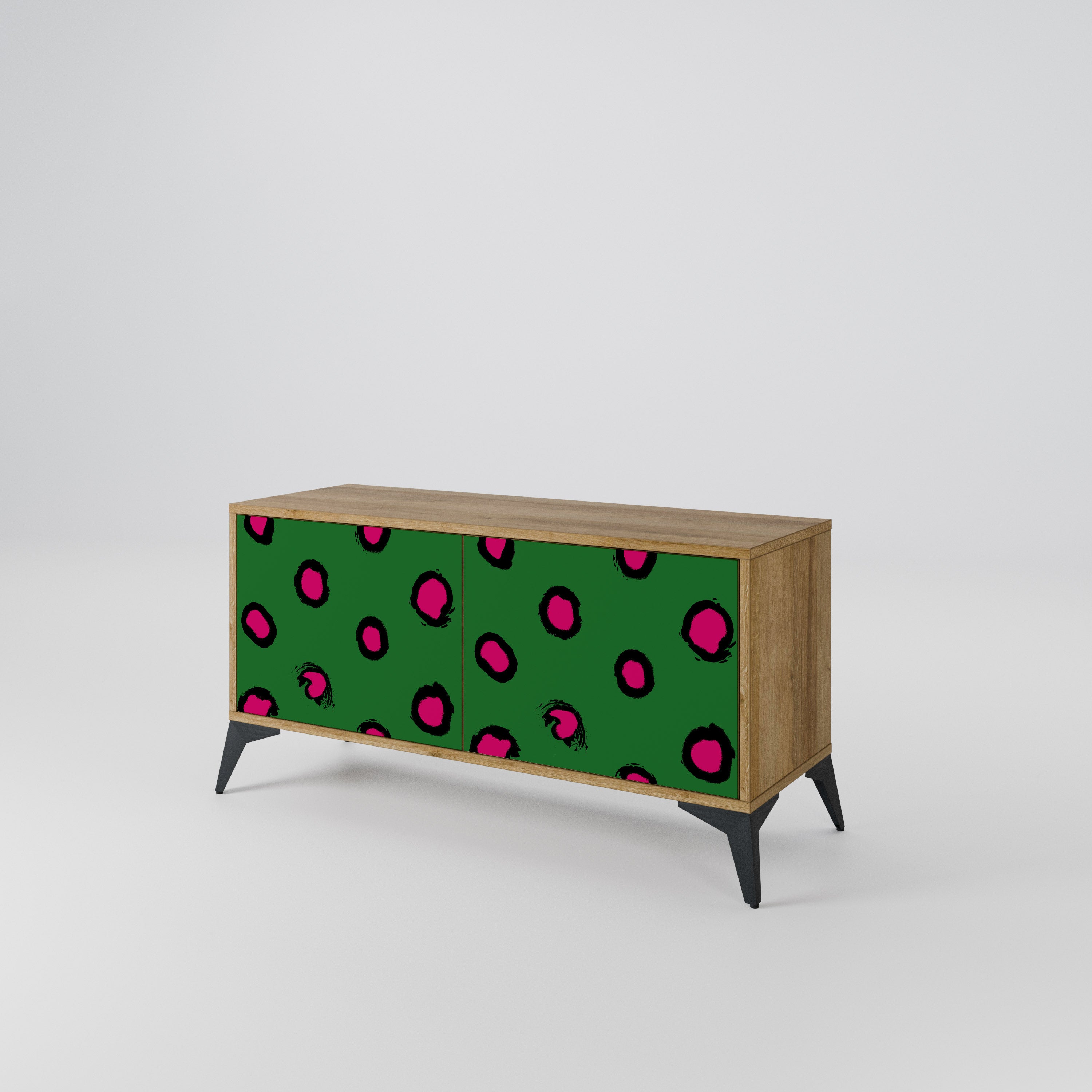FUNKY SPOTS Kompaktowa szafka RTV 2-drzwiowa