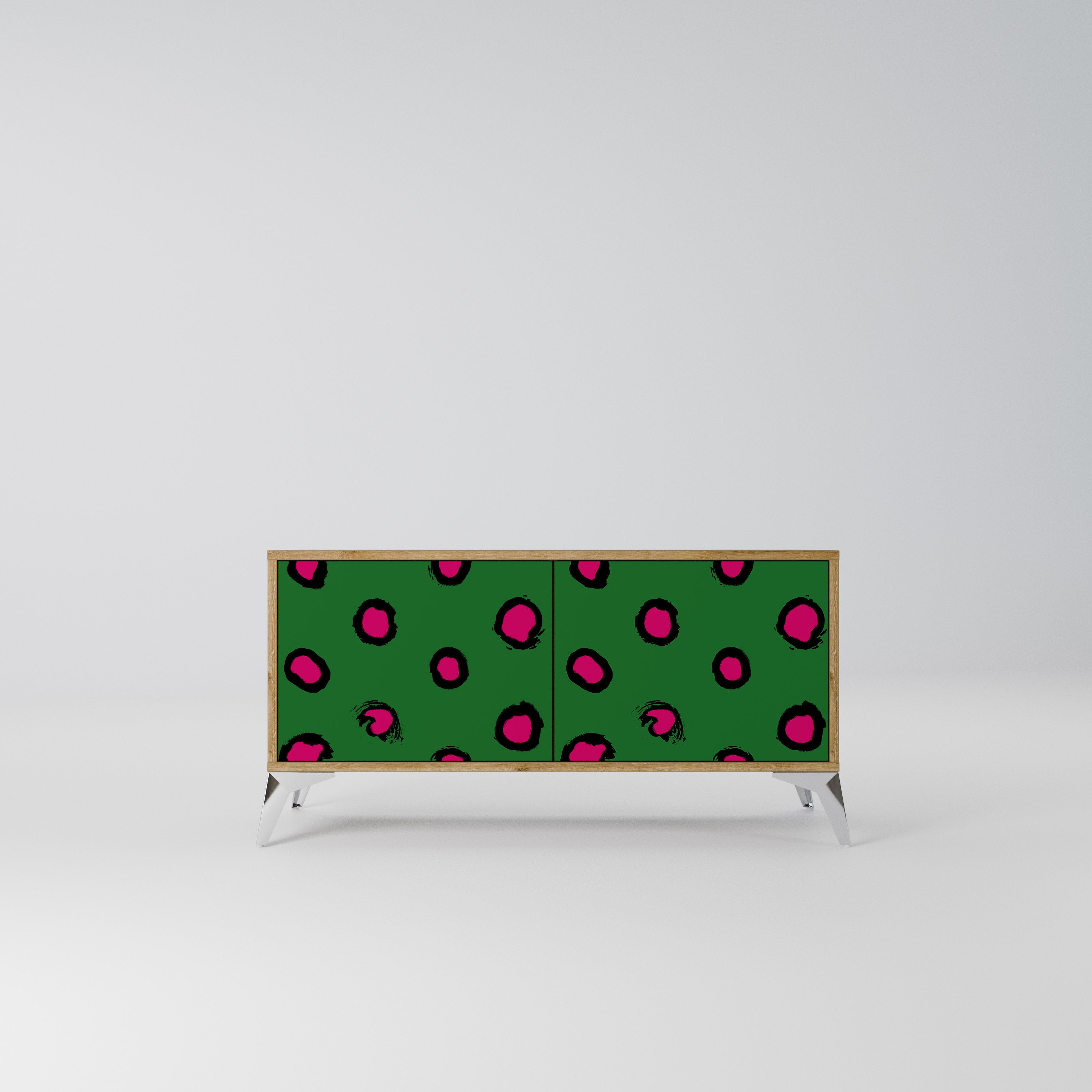 FUNKY SPOTS Kompaktowa szafka RTV 2-drzwiowa