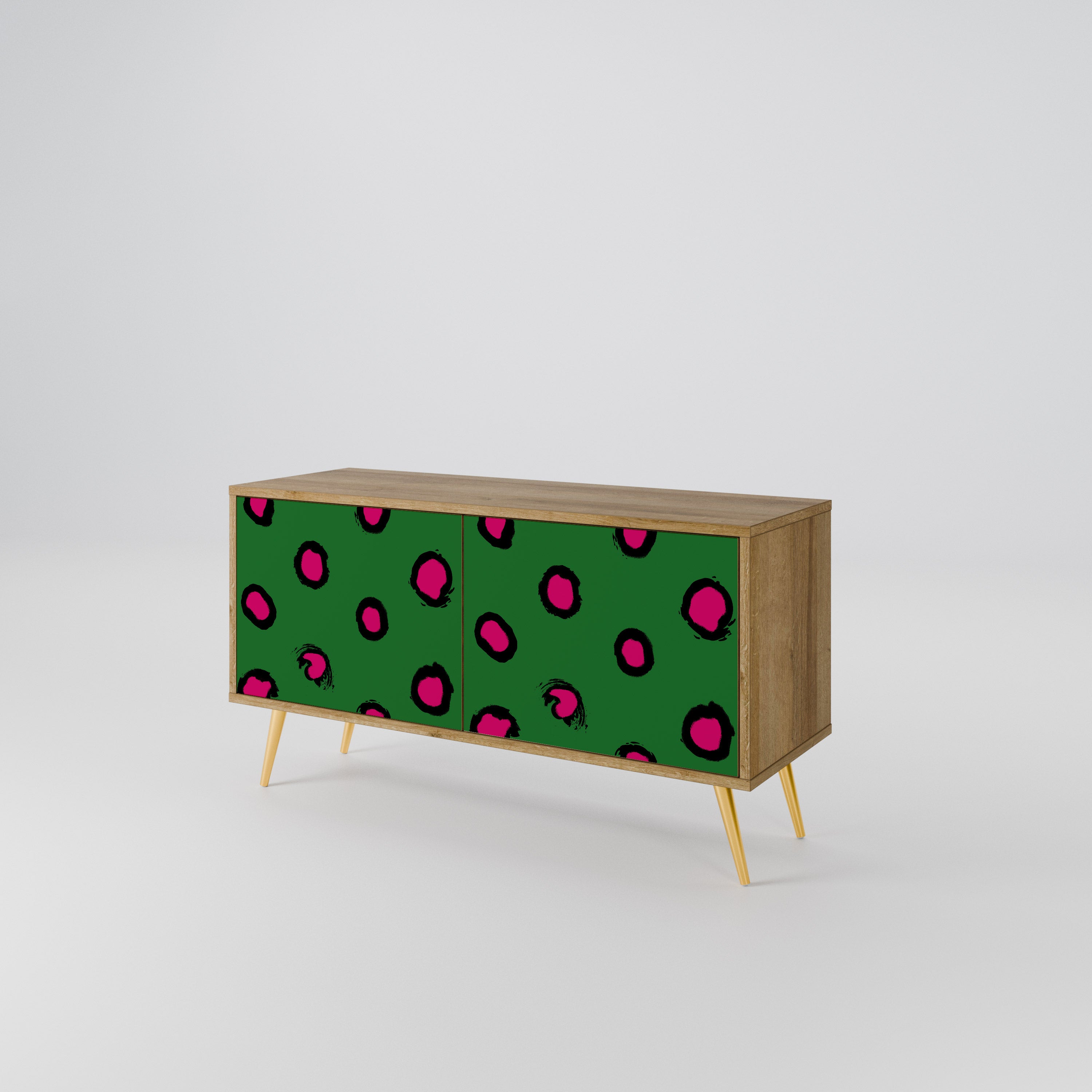 FUNKY SPOTS Kompaktowa szafka RTV 2-drzwiowa