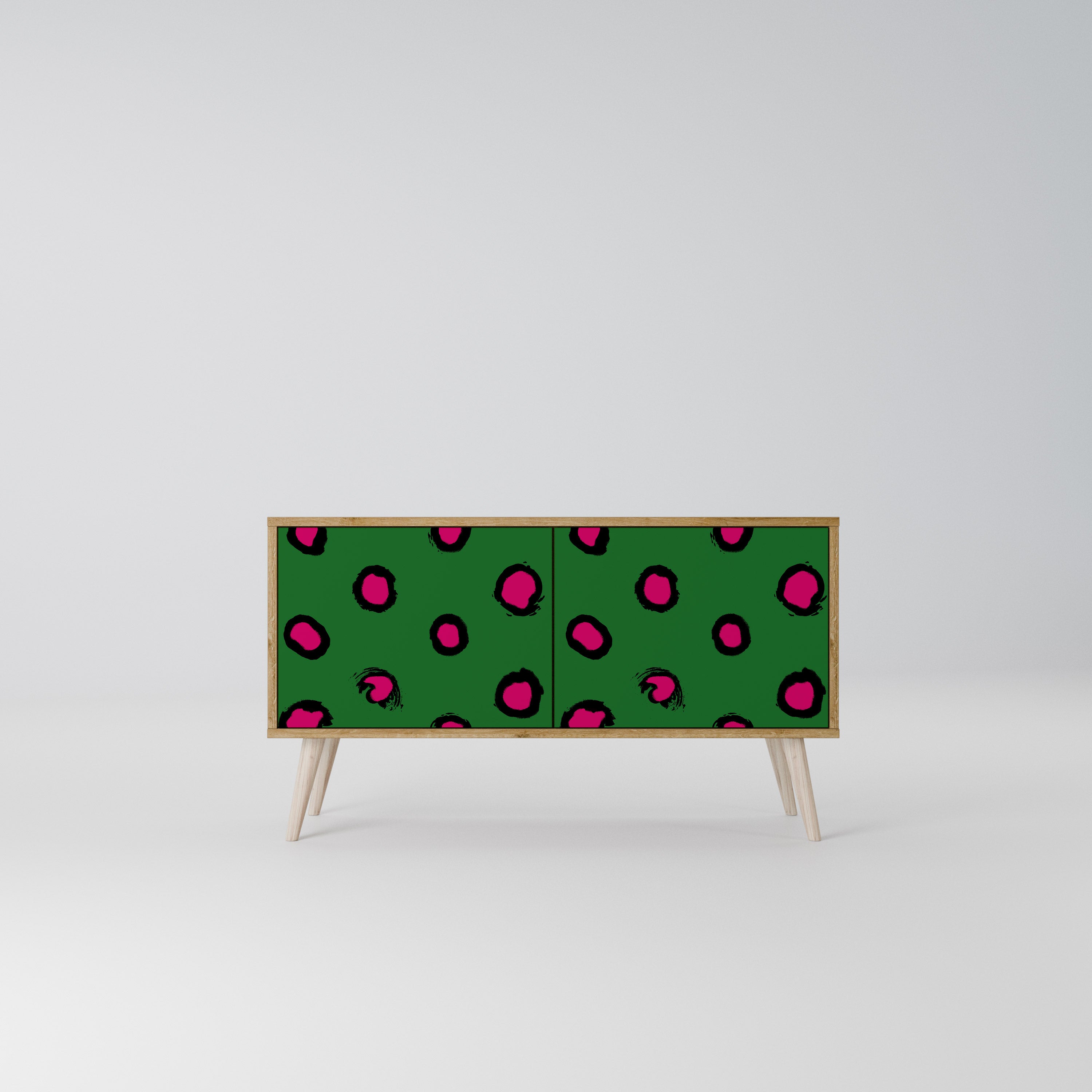 FUNKY SPOTS Kompaktowa szafka RTV 2-drzwiowa