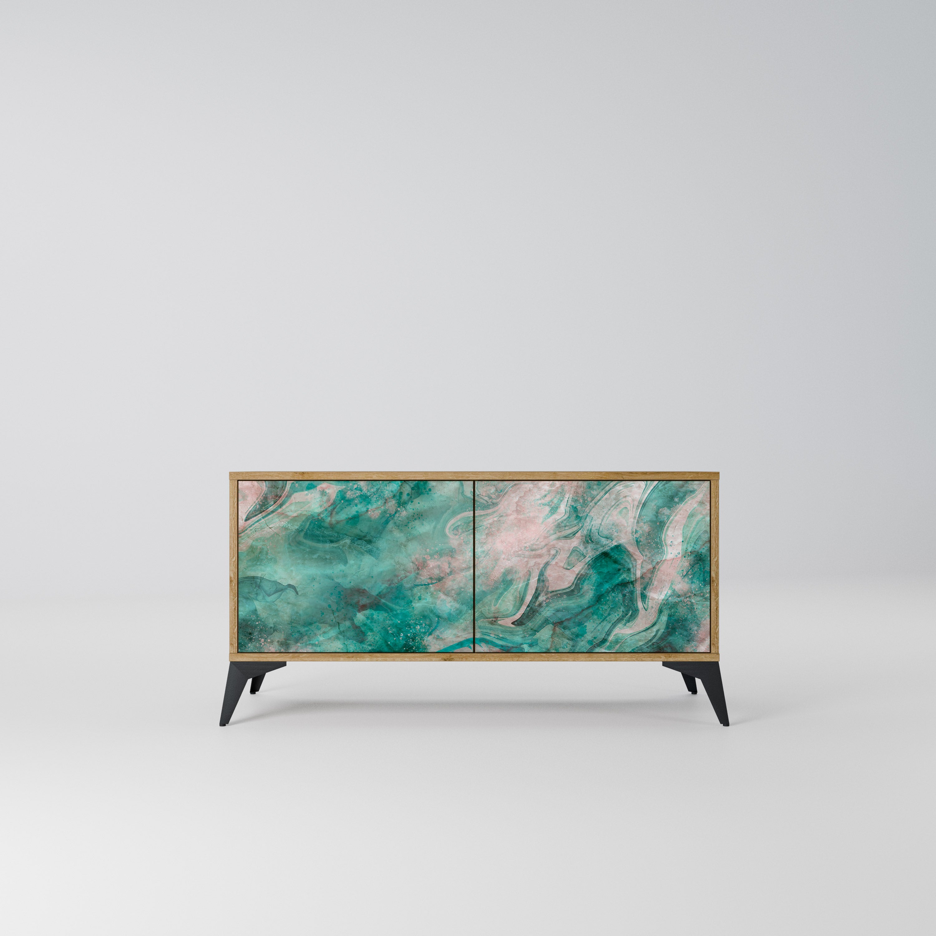 ABSTRACT ALCHEMY Kompaktowa szafka RTV 2-drzwiowa