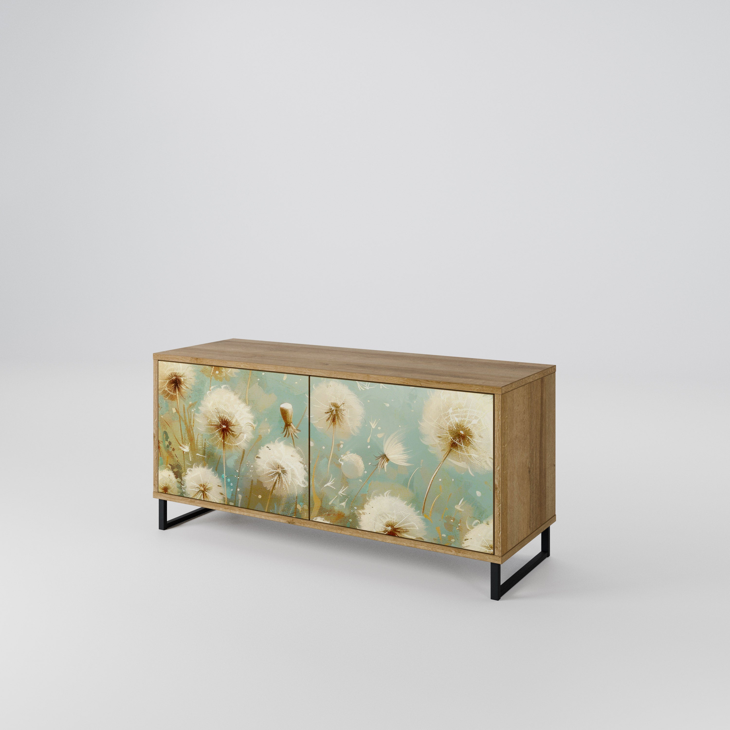 DREAMY MEADOW Kompaktowa szafka RTV 2-drzwiowa