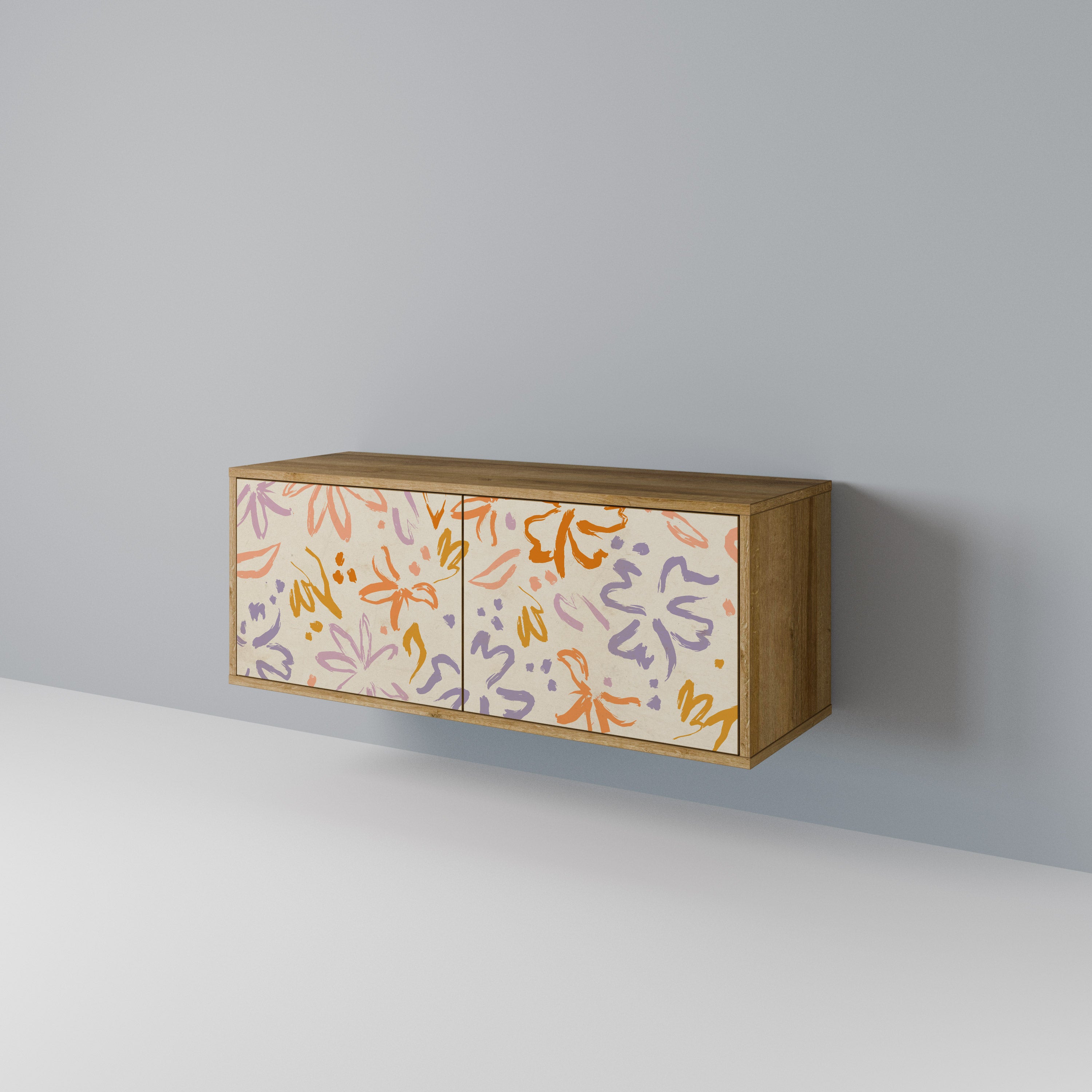 SPRING WHIMSY Kompaktowa szafka RTV 2-drzwiowa