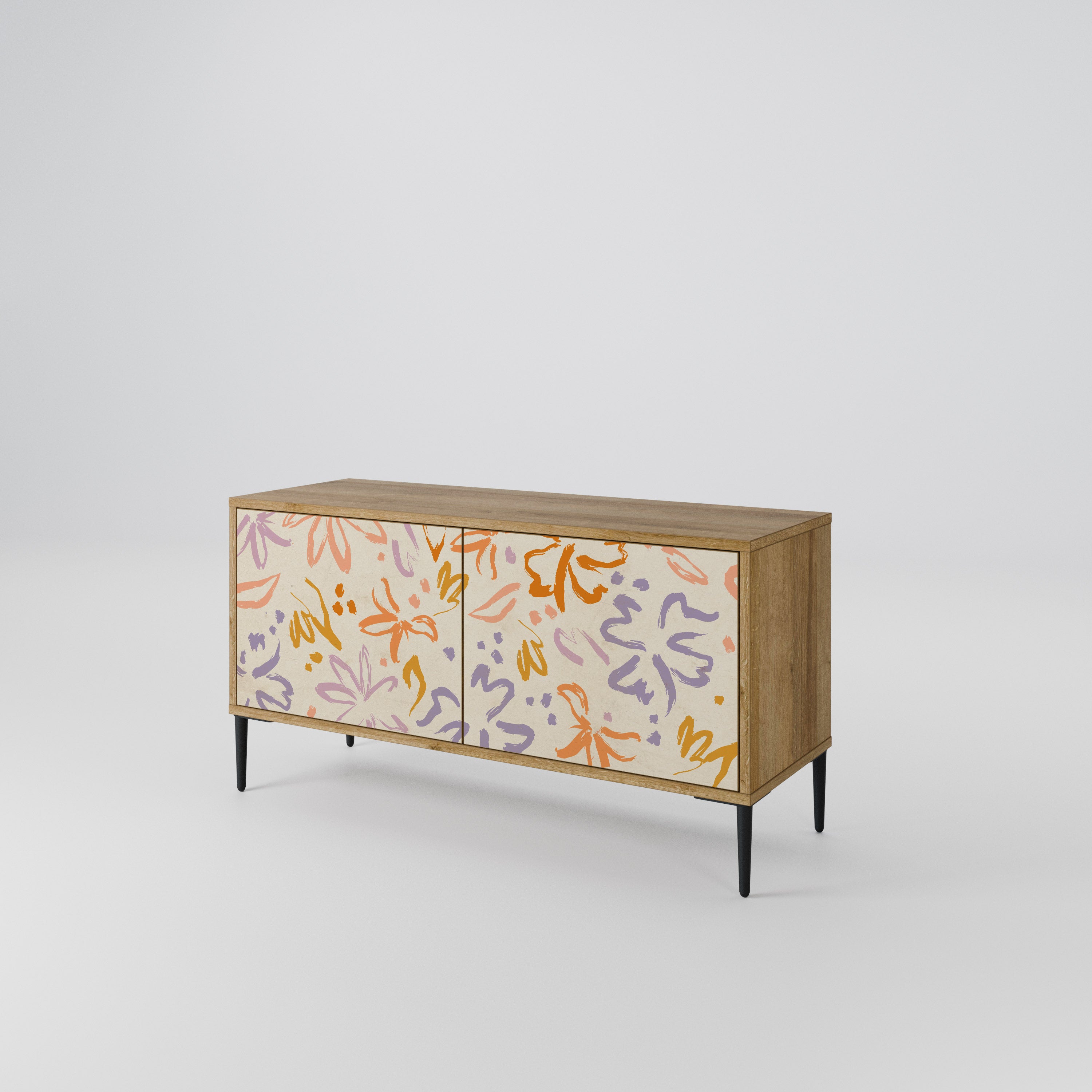 SPRING WHIMSY Kompaktowa szafka RTV 2-drzwiowa