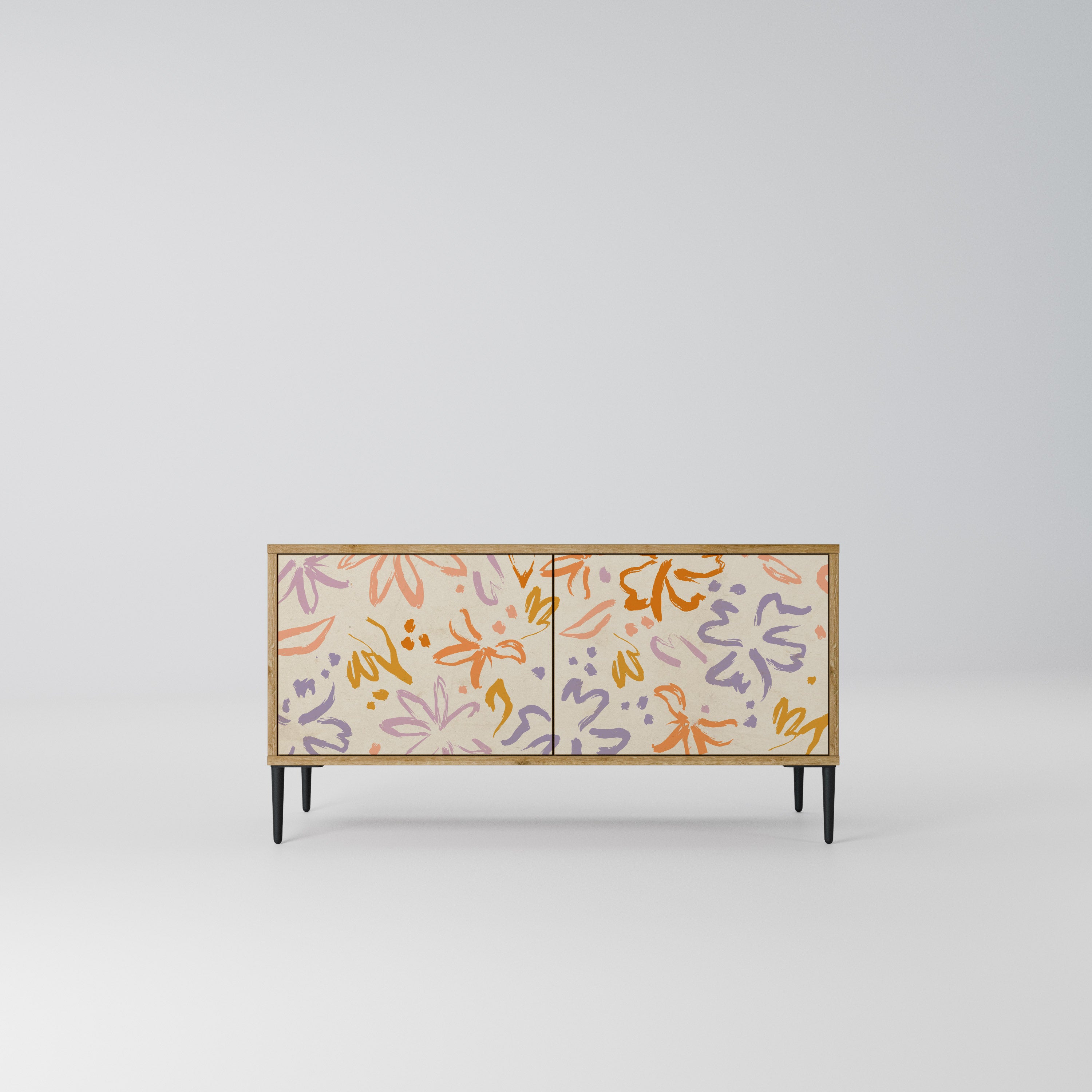 SPRING WHIMSY Kompaktowa szafka RTV 2-drzwiowa