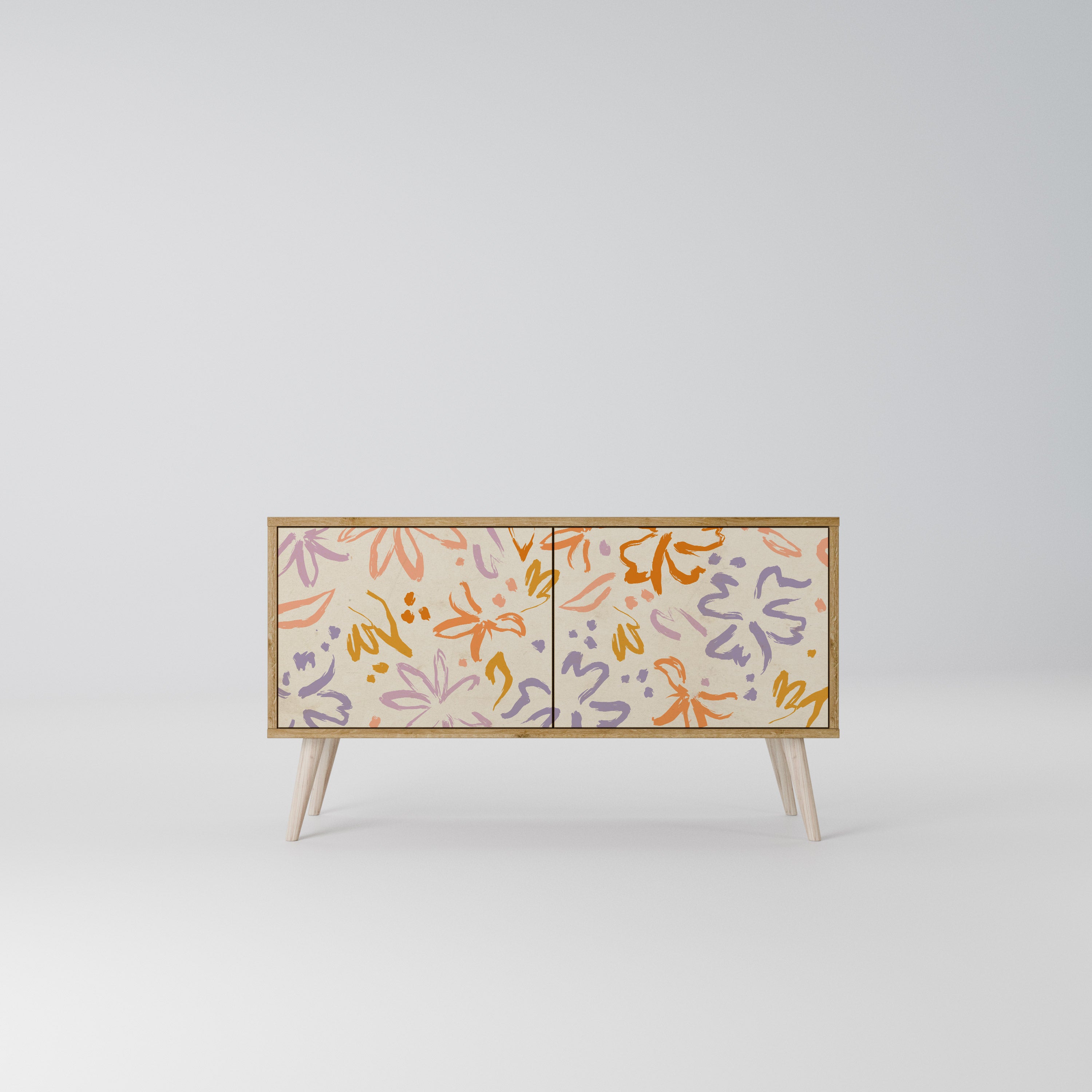 SPRING WHIMSY Kompaktowa szafka RTV 2-drzwiowa