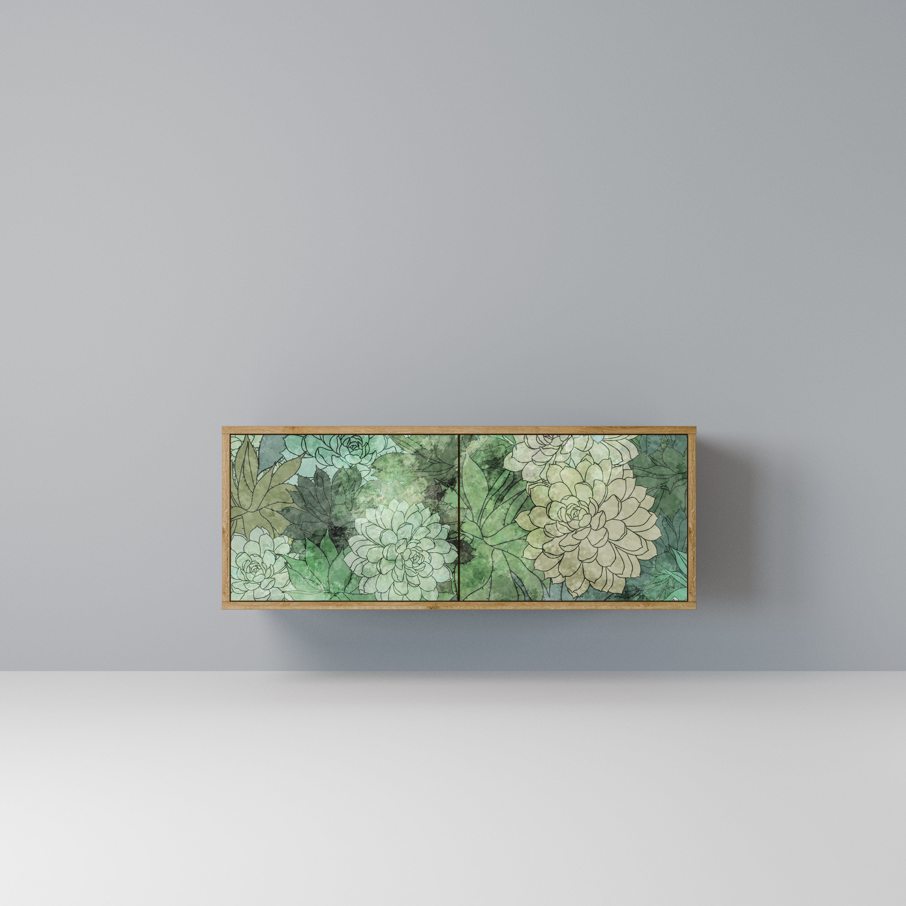 SUCCULENT CLUSTER Kompaktowa szafka RTV 2-drzwiowa