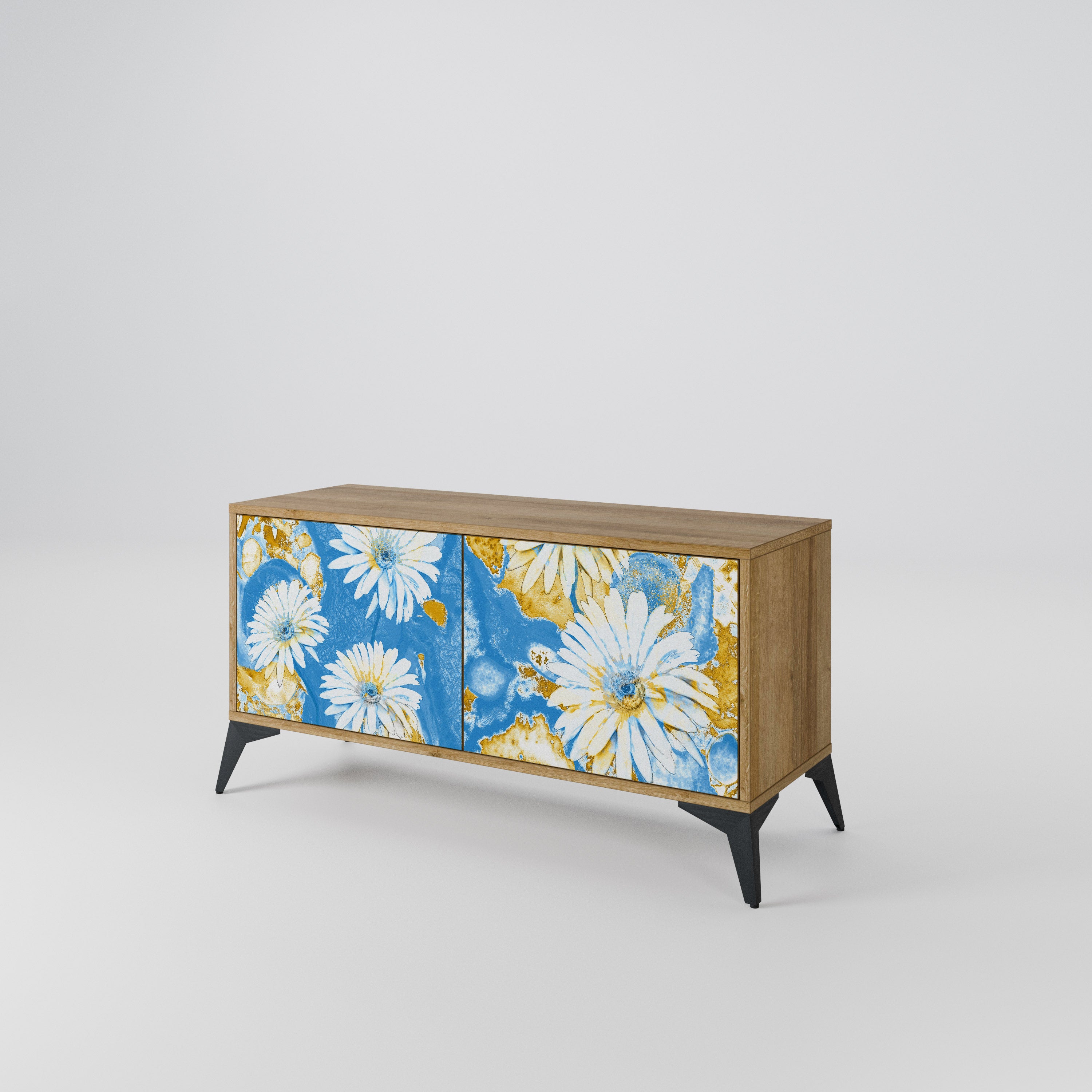 DAISY LUXE Kompaktowa szafka RTV 2-drzwiowa