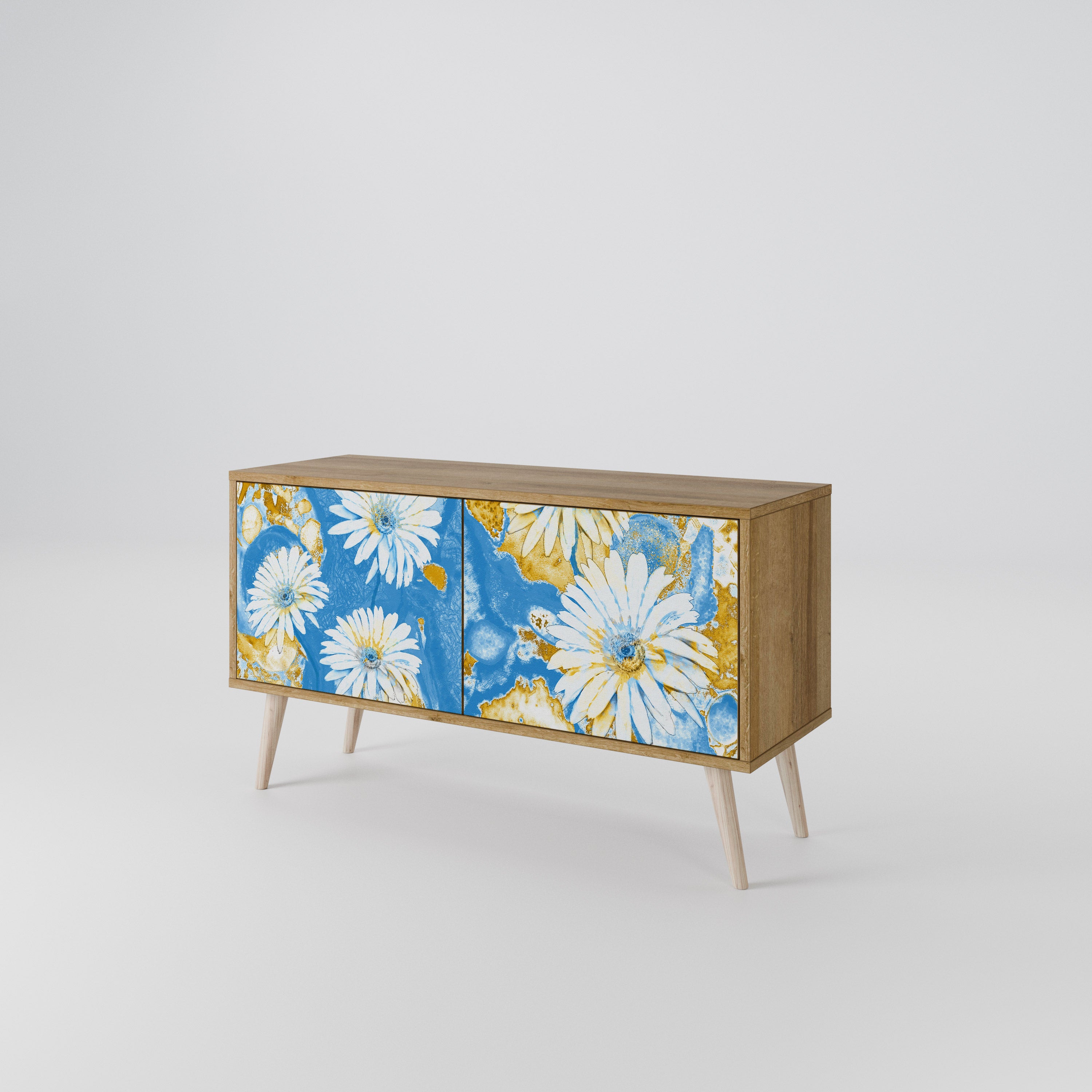 DAISY LUXE Kompaktowa szafka RTV 2-drzwiowa