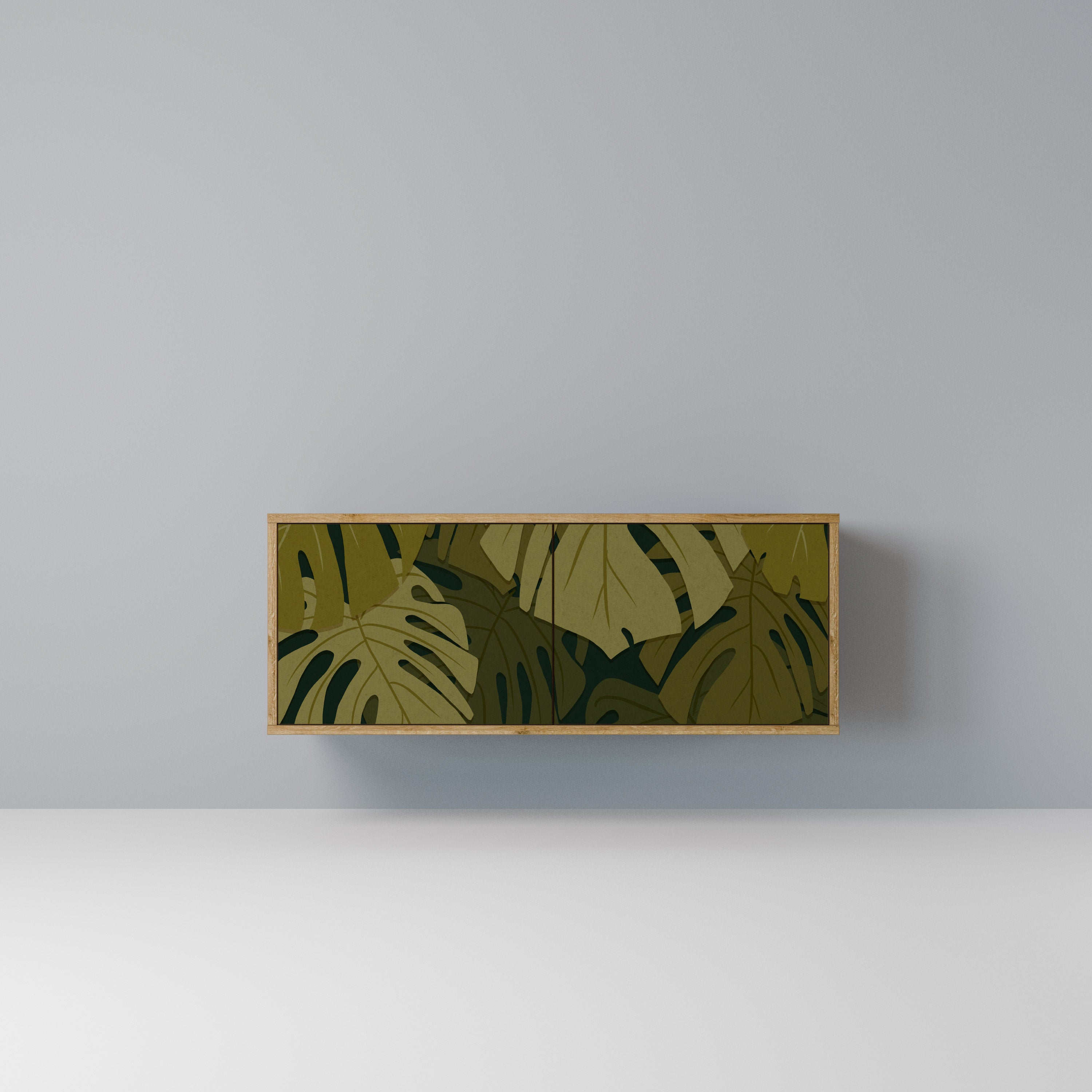 TROPICAL BEAUTY Kompaktowa szafka RTV 2-drzwiowa