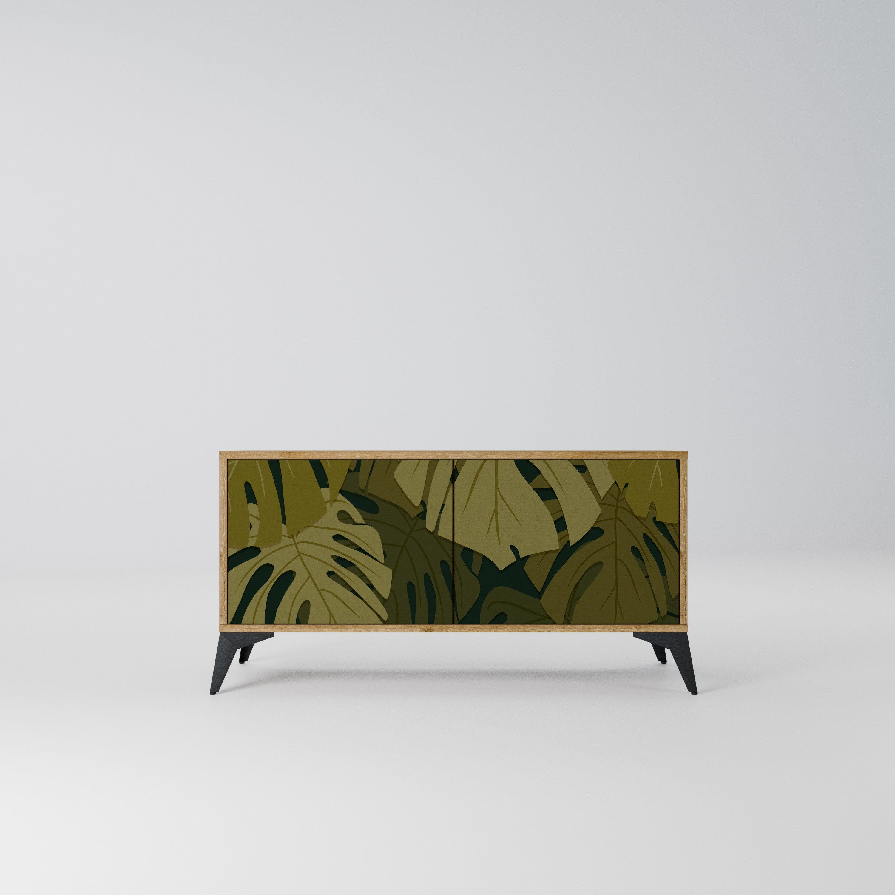 TROPICAL BEAUTY Kompaktowa szafka RTV 2-drzwiowa