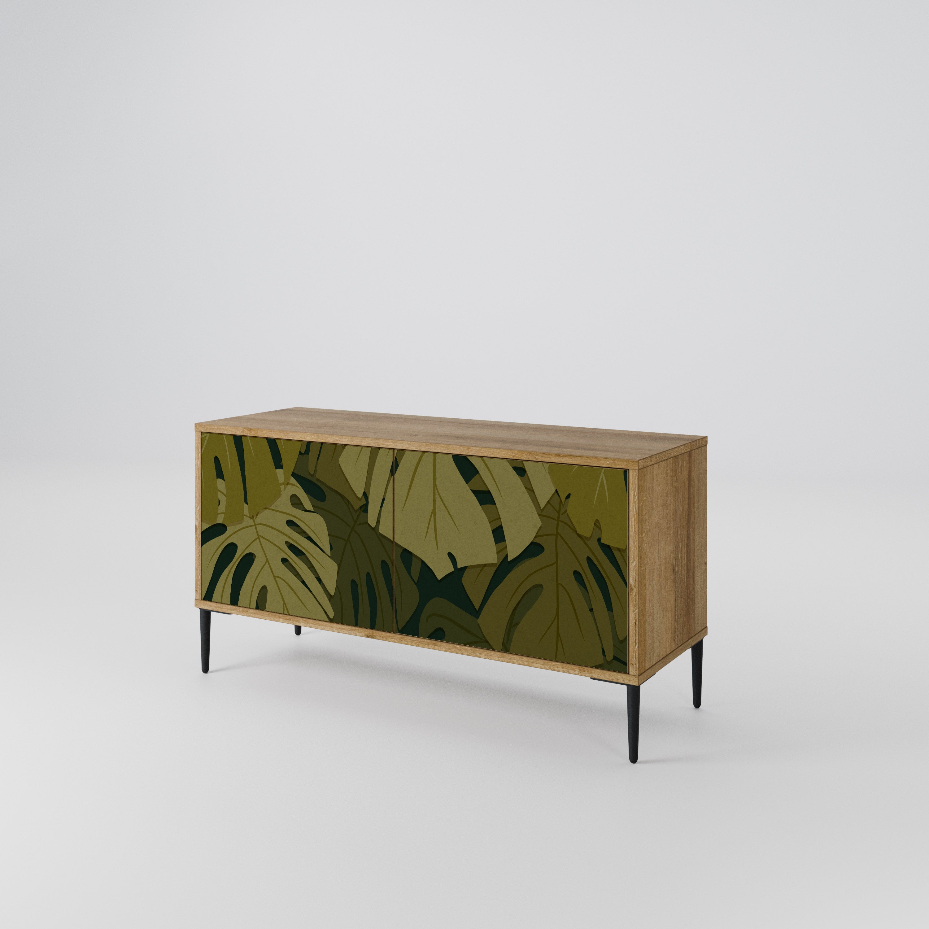 TROPICAL BEAUTY Kompaktowa szafka RTV 2-drzwiowa