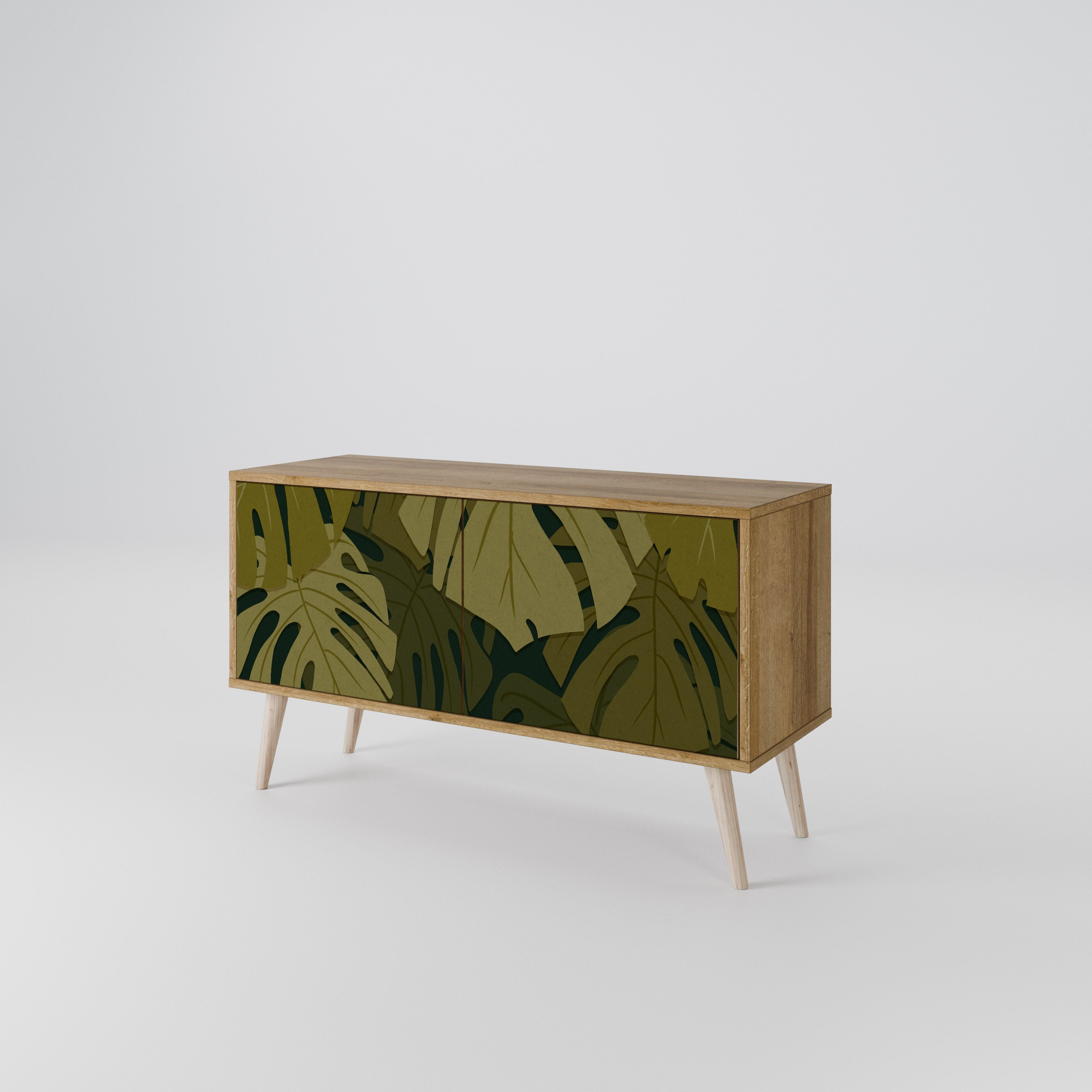 TROPICAL BEAUTY Kompaktowa szafka RTV 2-drzwiowa