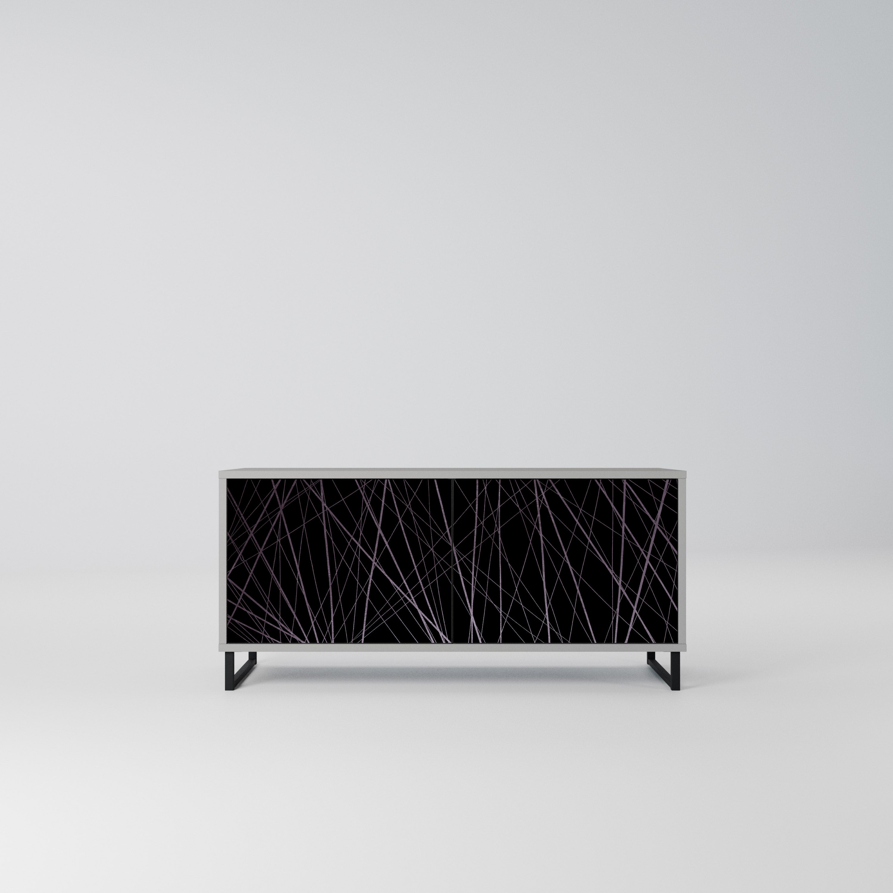 SHIMMER SPIDERGRAM Kompaktowa szafka RTV 2-drzwiowa