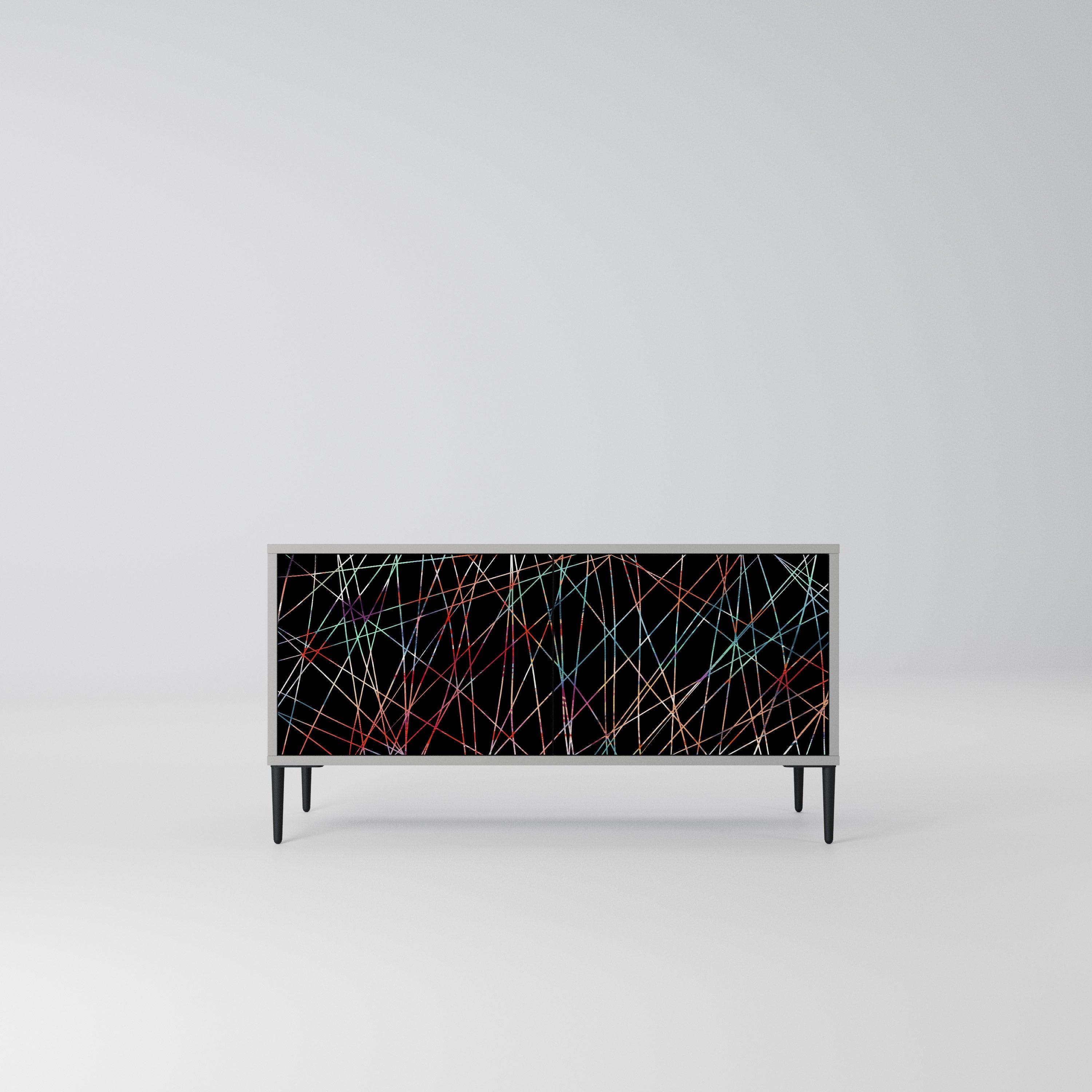 LUMINOUS SNARE Kompaktowa szafka RTV 2-drzwiowa