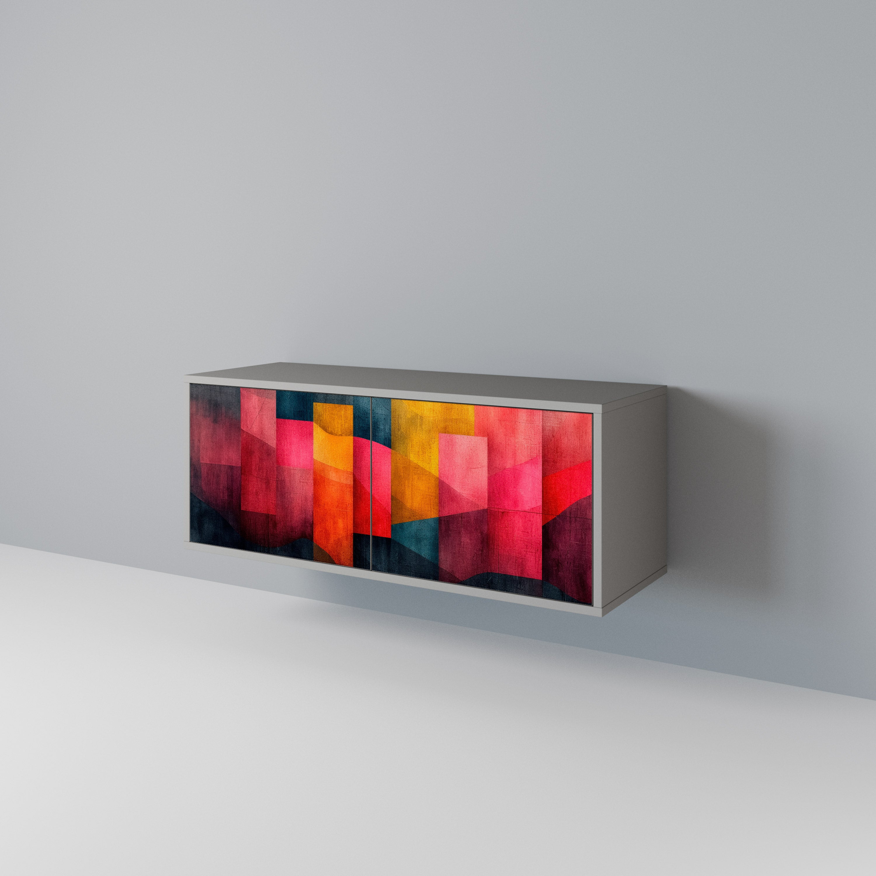 COLORFUL SOUNDS Kompaktowa szafka RTV 2-drzwiowa
