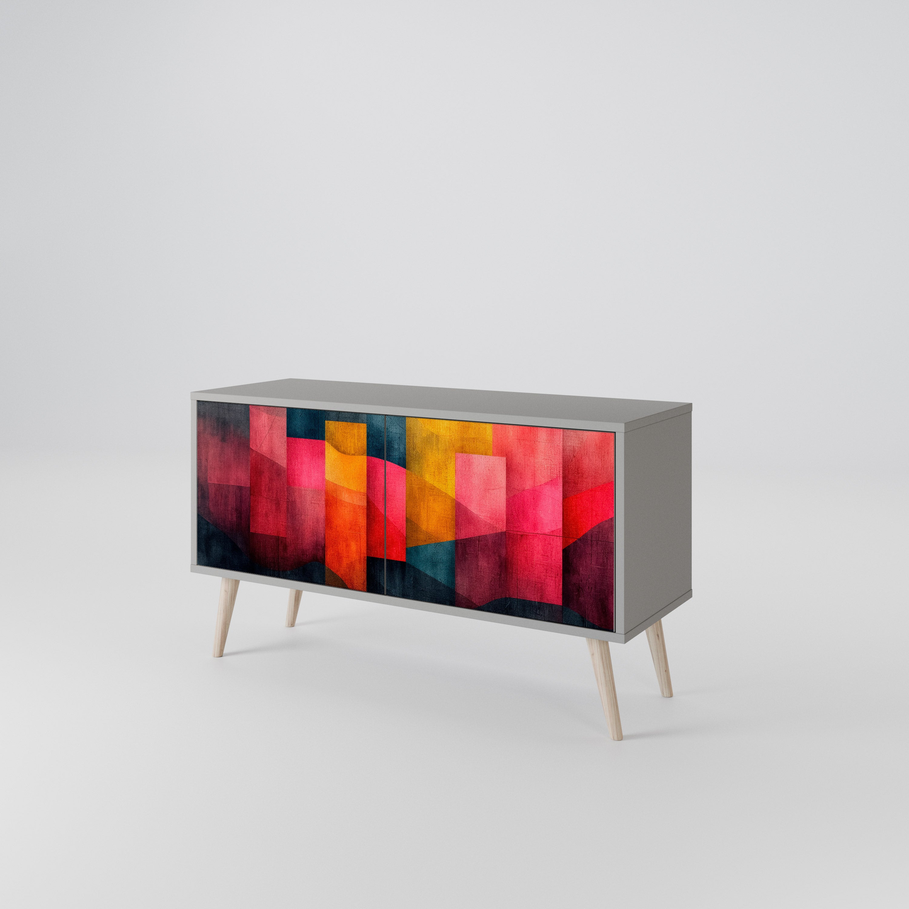 COLORFUL SOUNDS Kompaktowa szafka RTV 2-drzwiowa