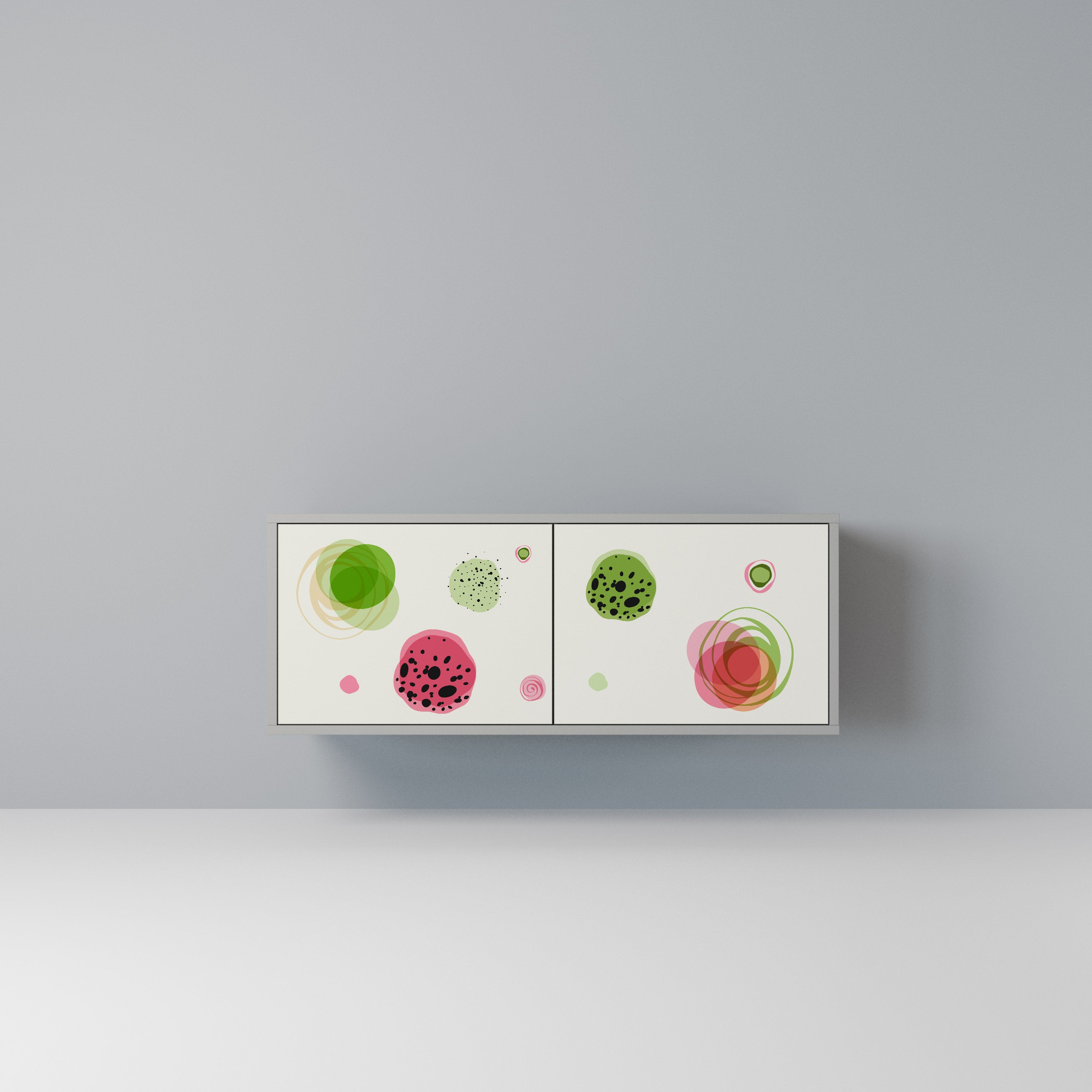 COLORFUL COSMOS Kompaktowa szafka RTV 2-drzwiowa