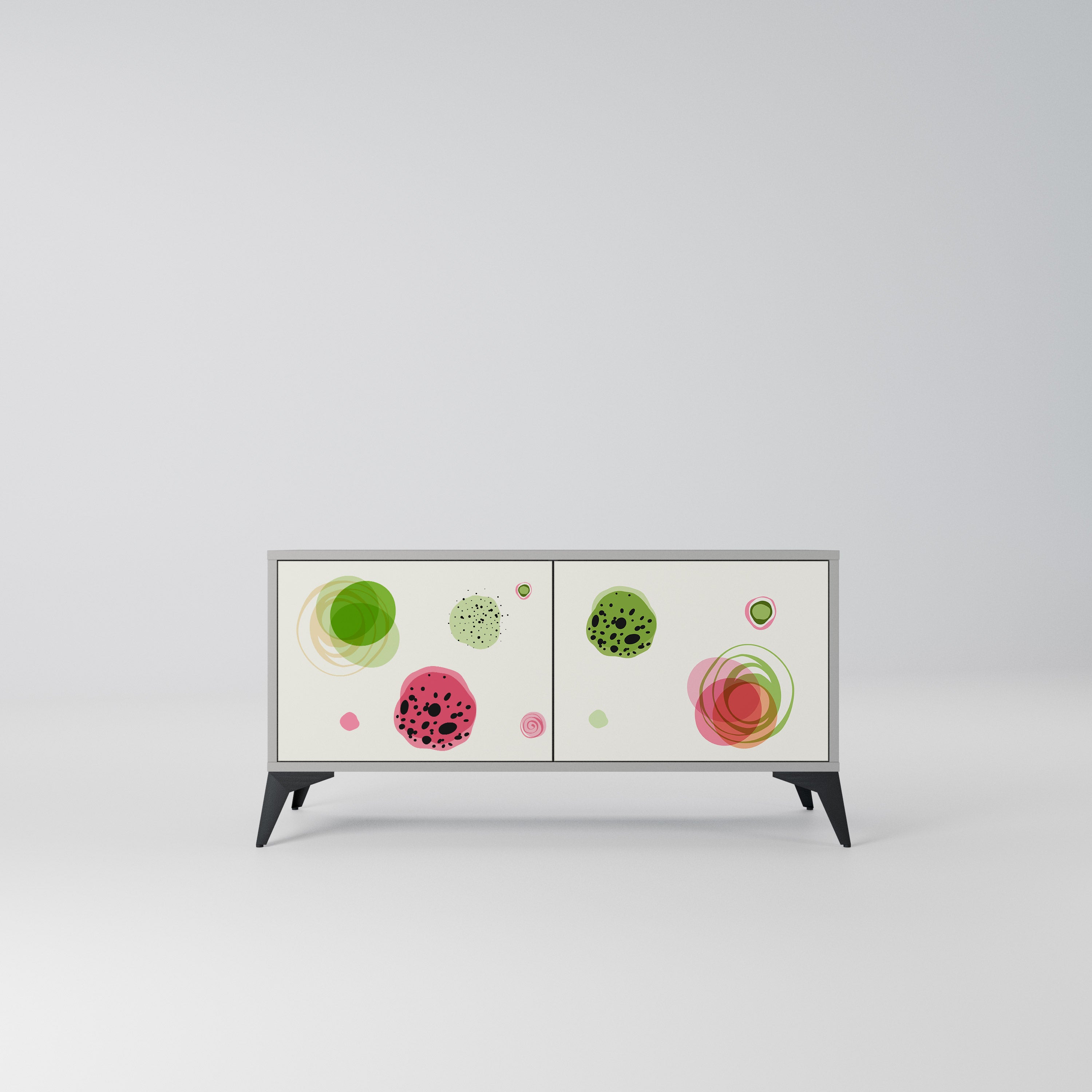 COLORFUL COSMOS Kompaktowa szafka RTV 2-drzwiowa