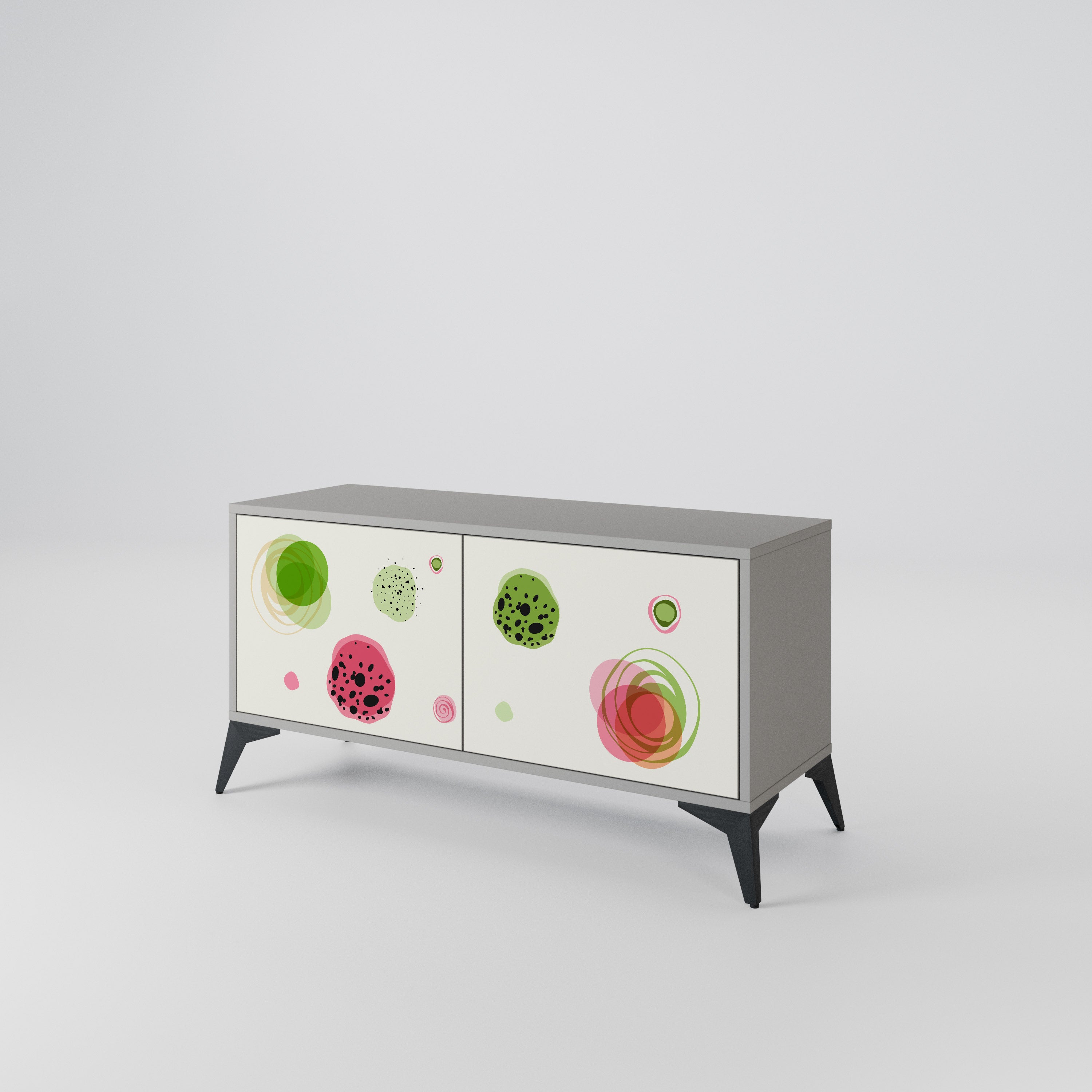 COLORFUL COSMOS Kompaktowa szafka RTV 2-drzwiowa