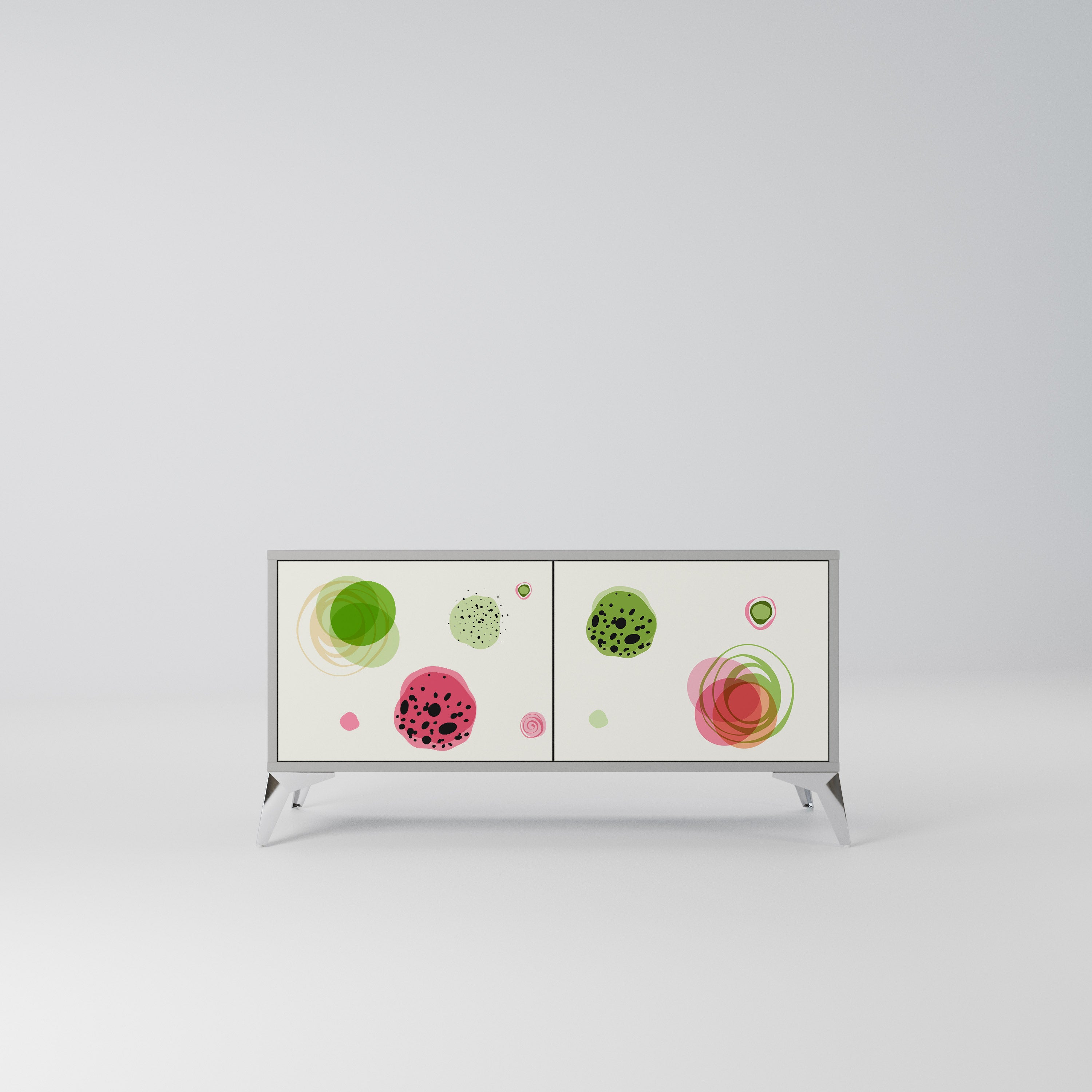 COLORFUL COSMOS Kompaktowa szafka RTV 2-drzwiowa