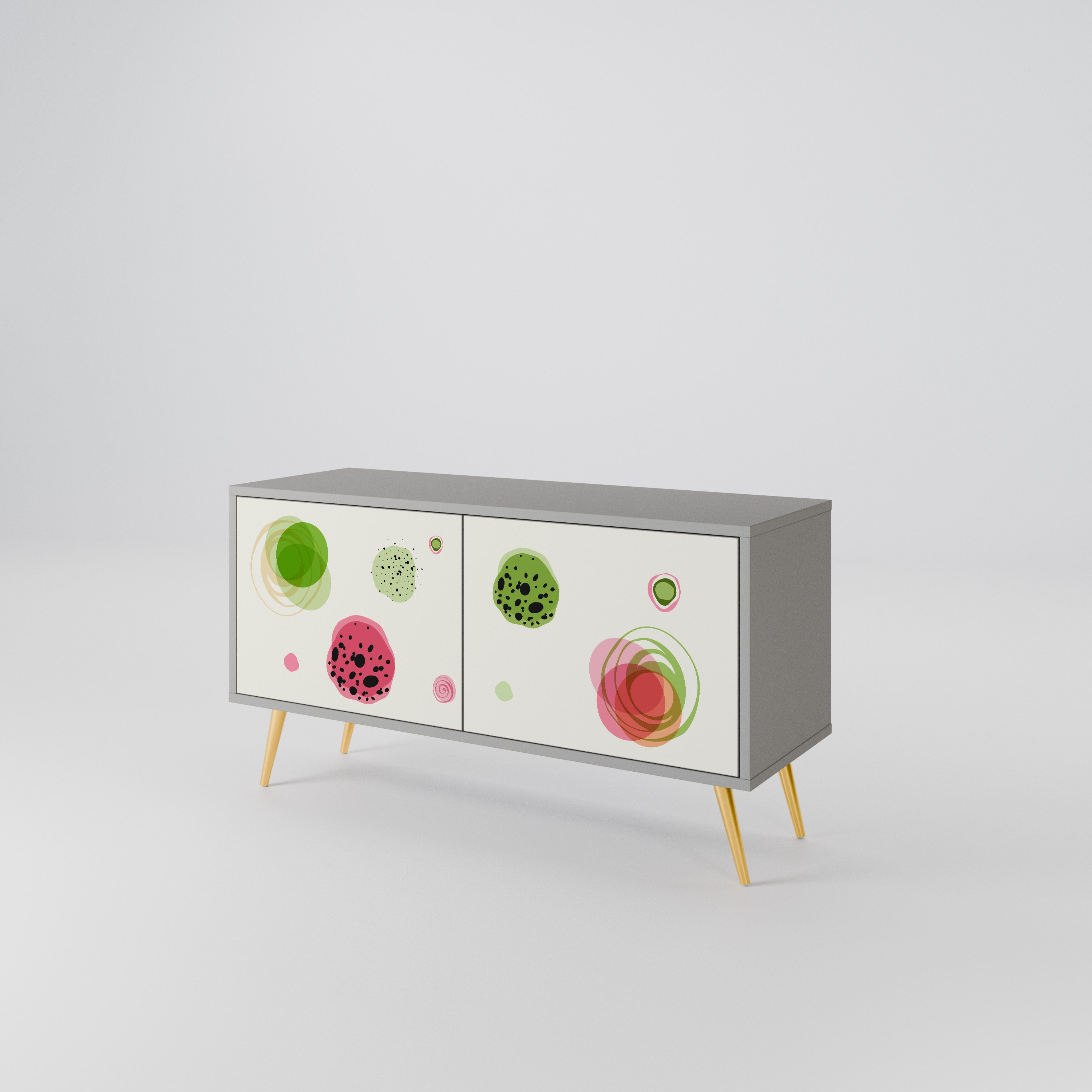 COLORFUL COSMOS Kompaktowa szafka RTV 2-drzwiowa