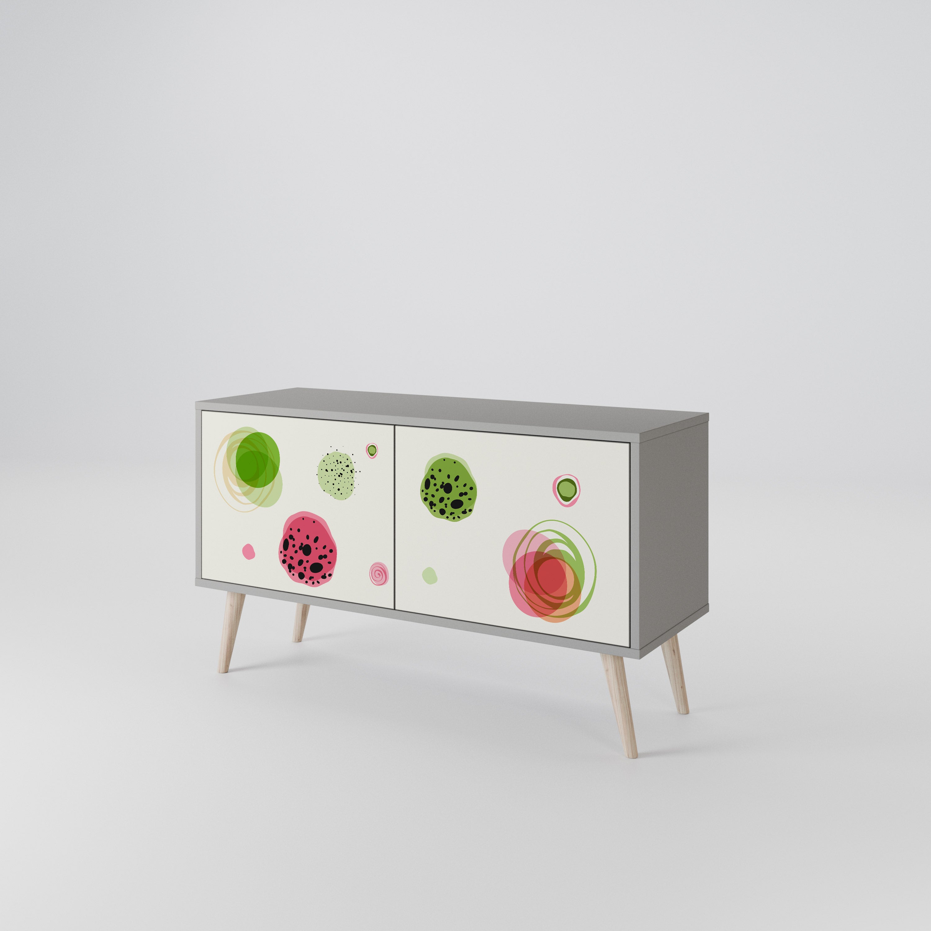 COLORFUL COSMOS Kompaktowa szafka RTV 2-drzwiowa