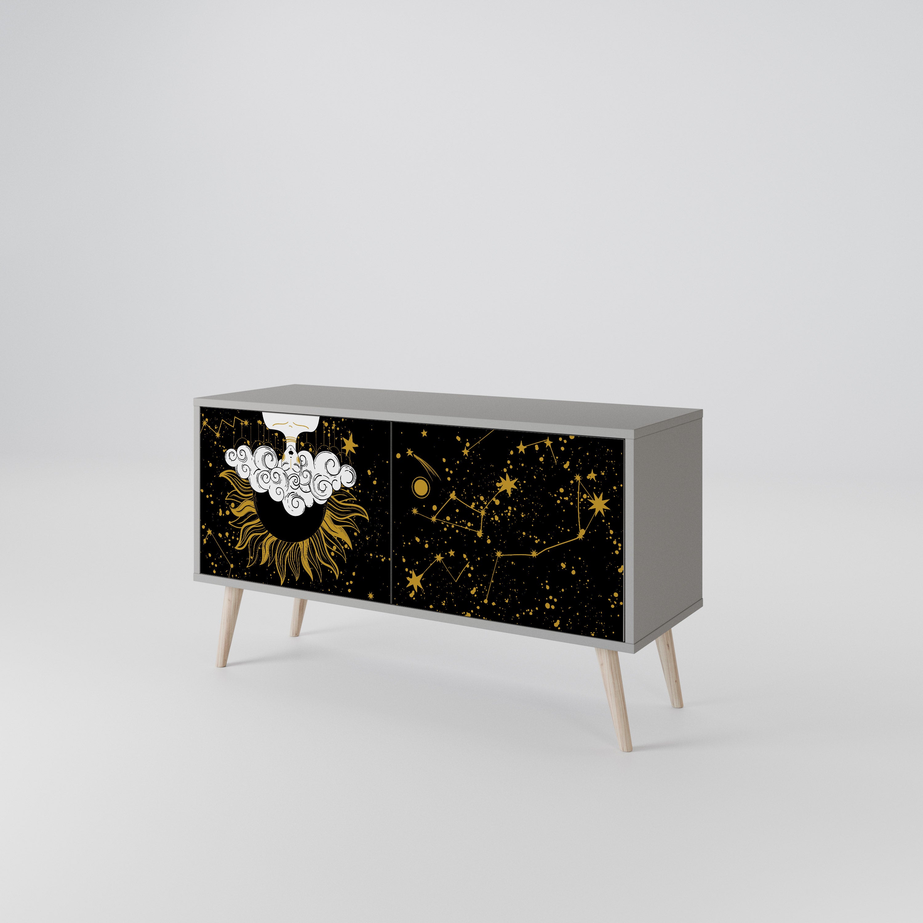 STELLAR CONSTELLATIONS Kompaktowa szafka RTV 2-drzwiowa